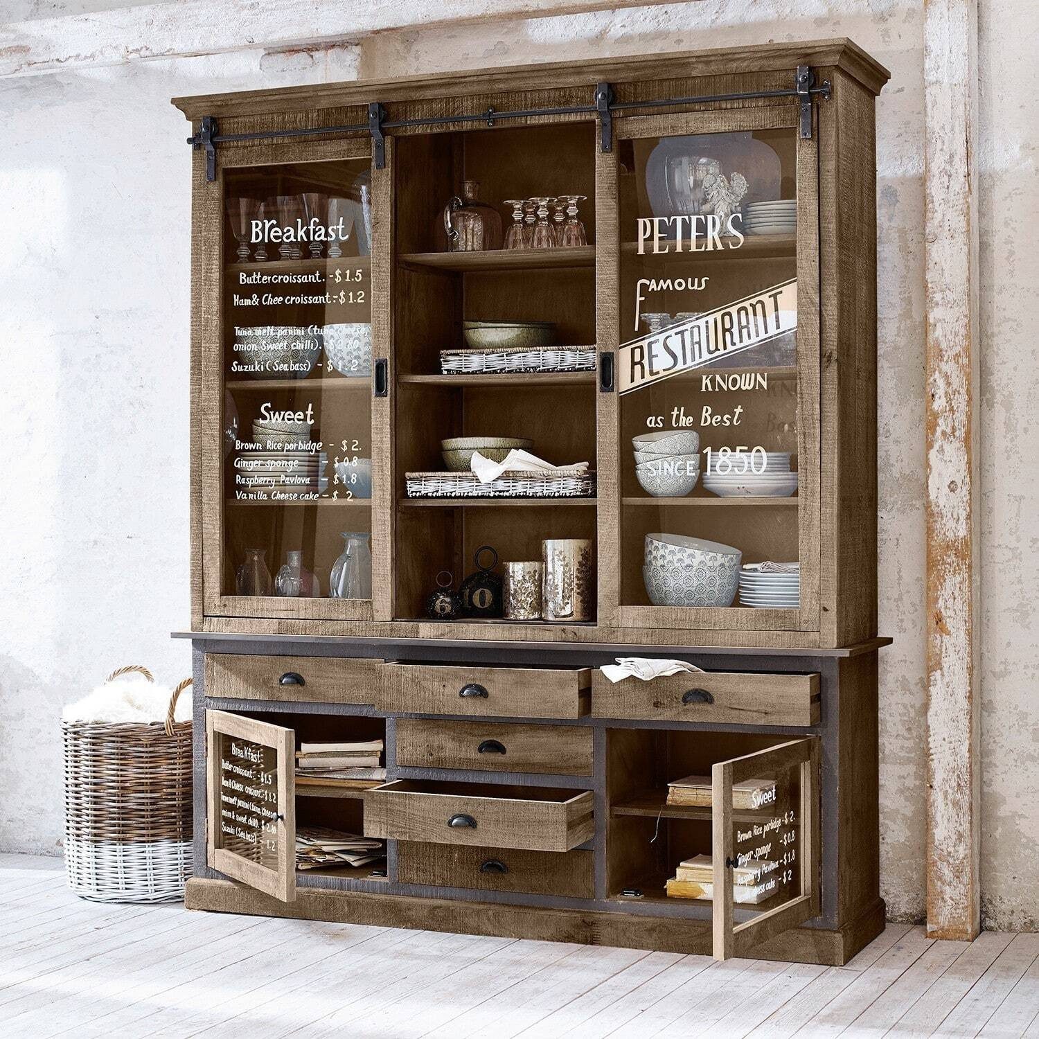 Mirabeau Kommode Schrank Peter´s antikbraun