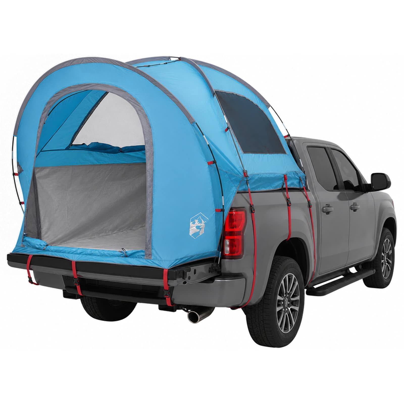 vidaXL Kuppelzelt Autozelt Blau 2-Personen Polyester und Stahl, (1 tlg)