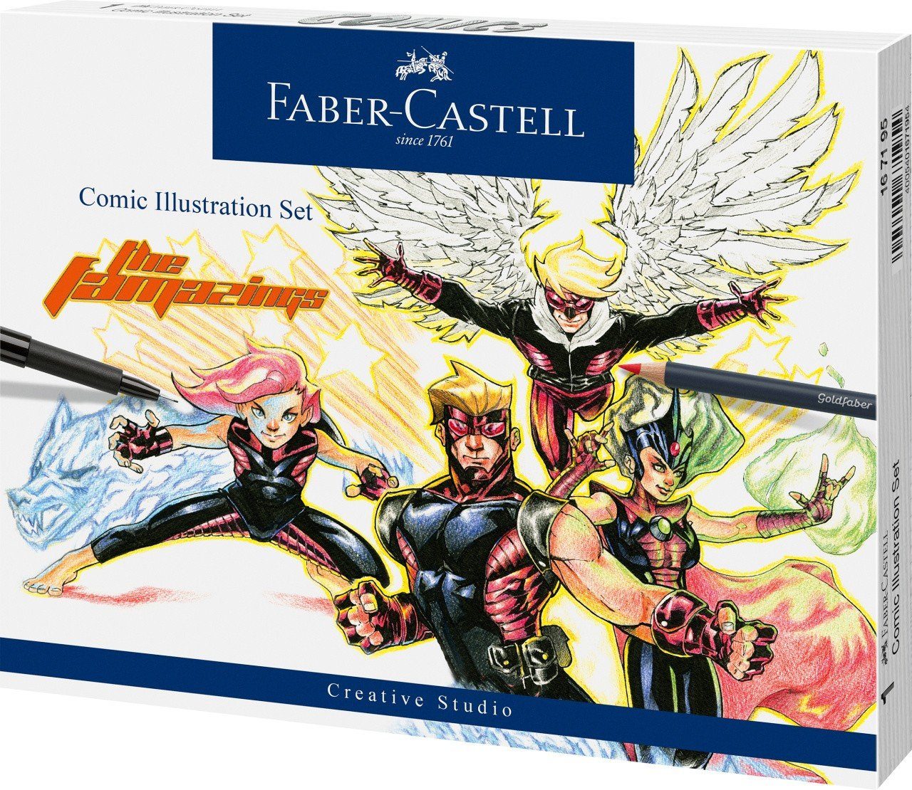 Fineliner Faber-Castell Comic Illustration, 15er Set