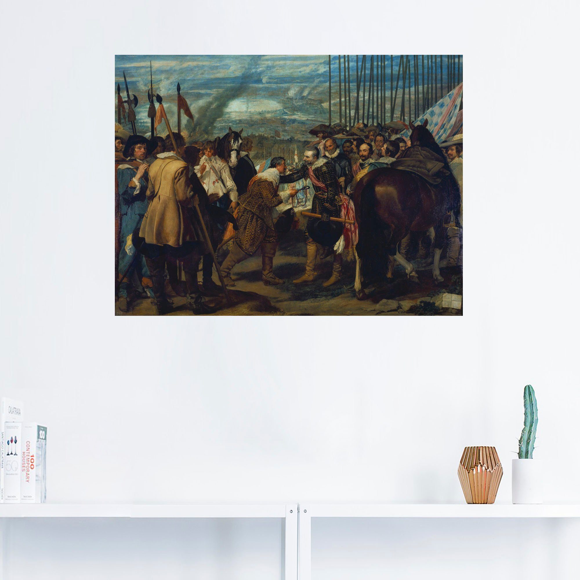 Artland Wandbild Die 1634/1635, als Größen & Wandaufkleber von St), Breda. (1 Familien Gruppen oder Übergabe Poster Leinwandbild, in versch