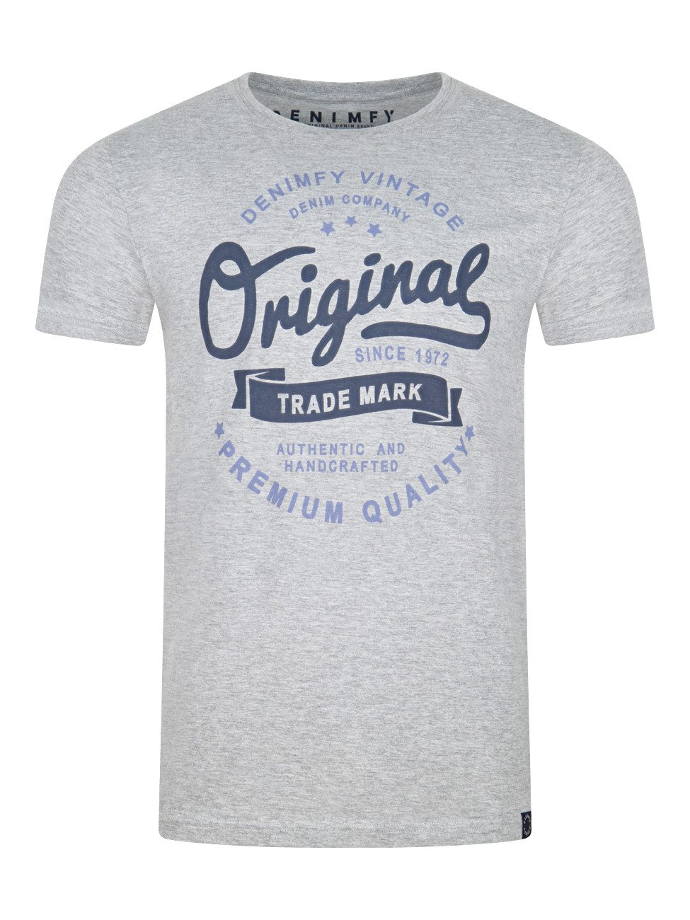 DENIMFY T-Shirt Herren Printshirt DFNuri Regular günstig online kaufen