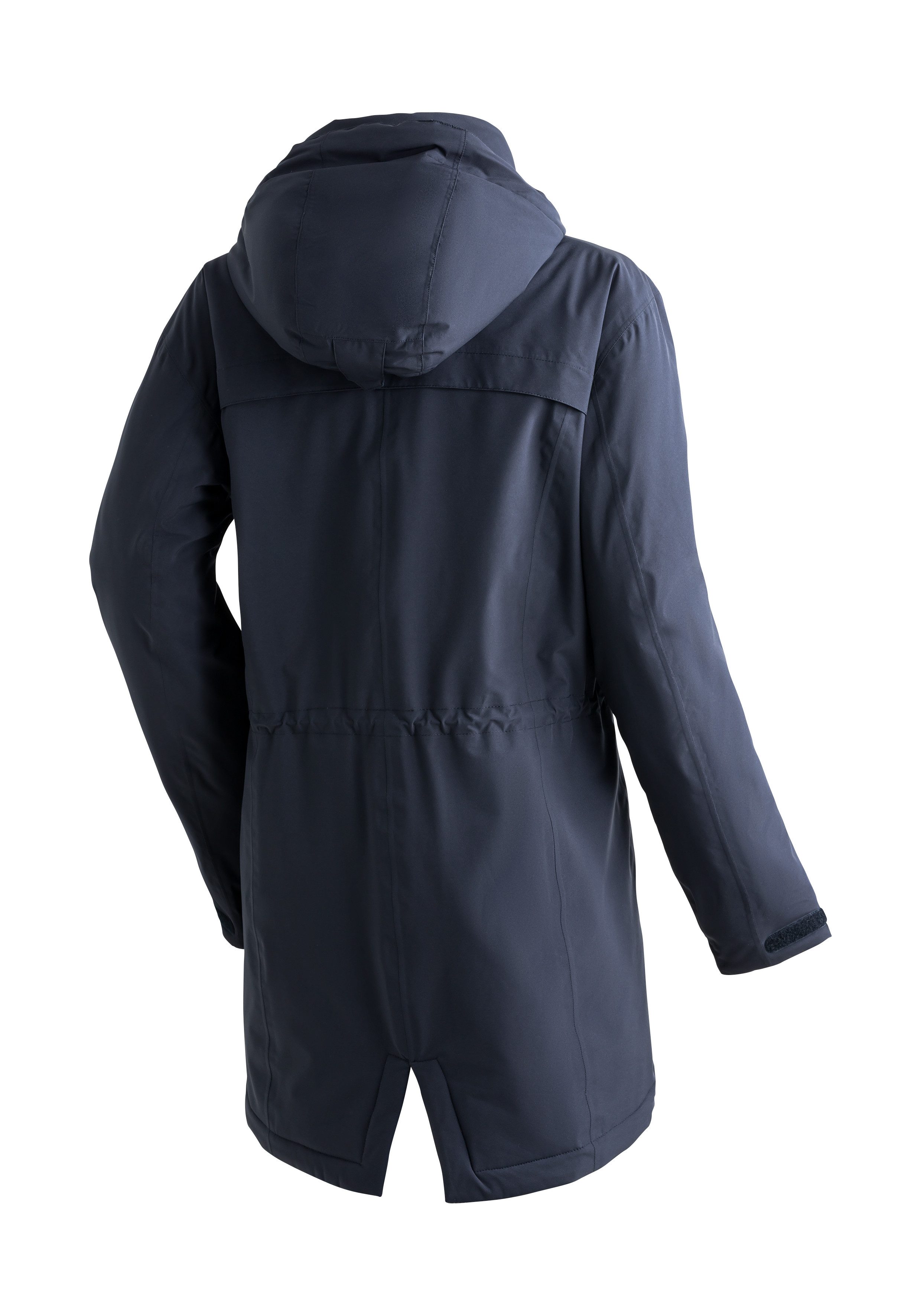 Maier Sports Funktionsmantel Metor Coat W Damen Mantel, Outdoormantel wind/wasserdicht, 4 geräumige Taschen