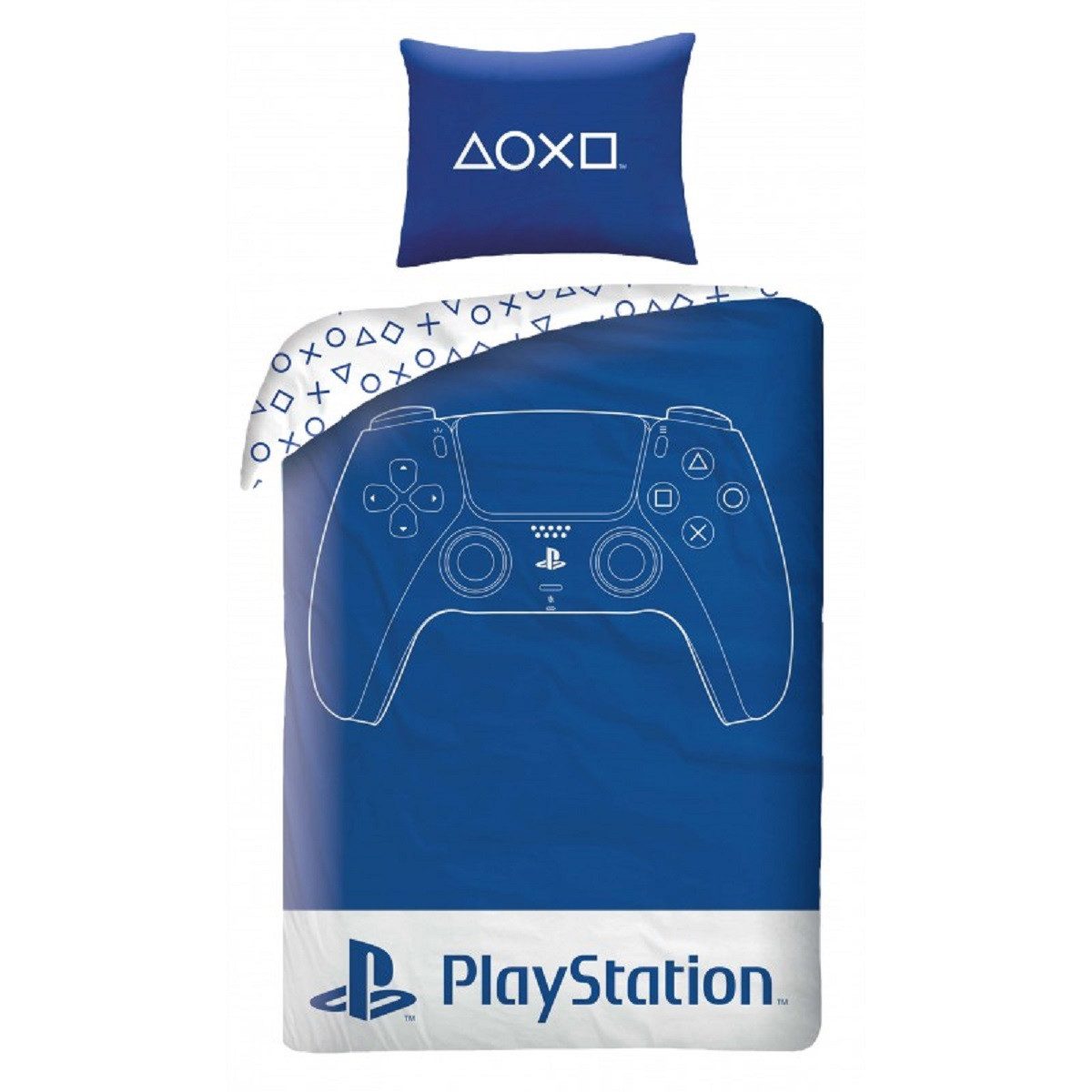 Playstation Bettwäsche Bettwäsche 140 × 200 cm Kissenbezug 70 × 90 cm, Polyester