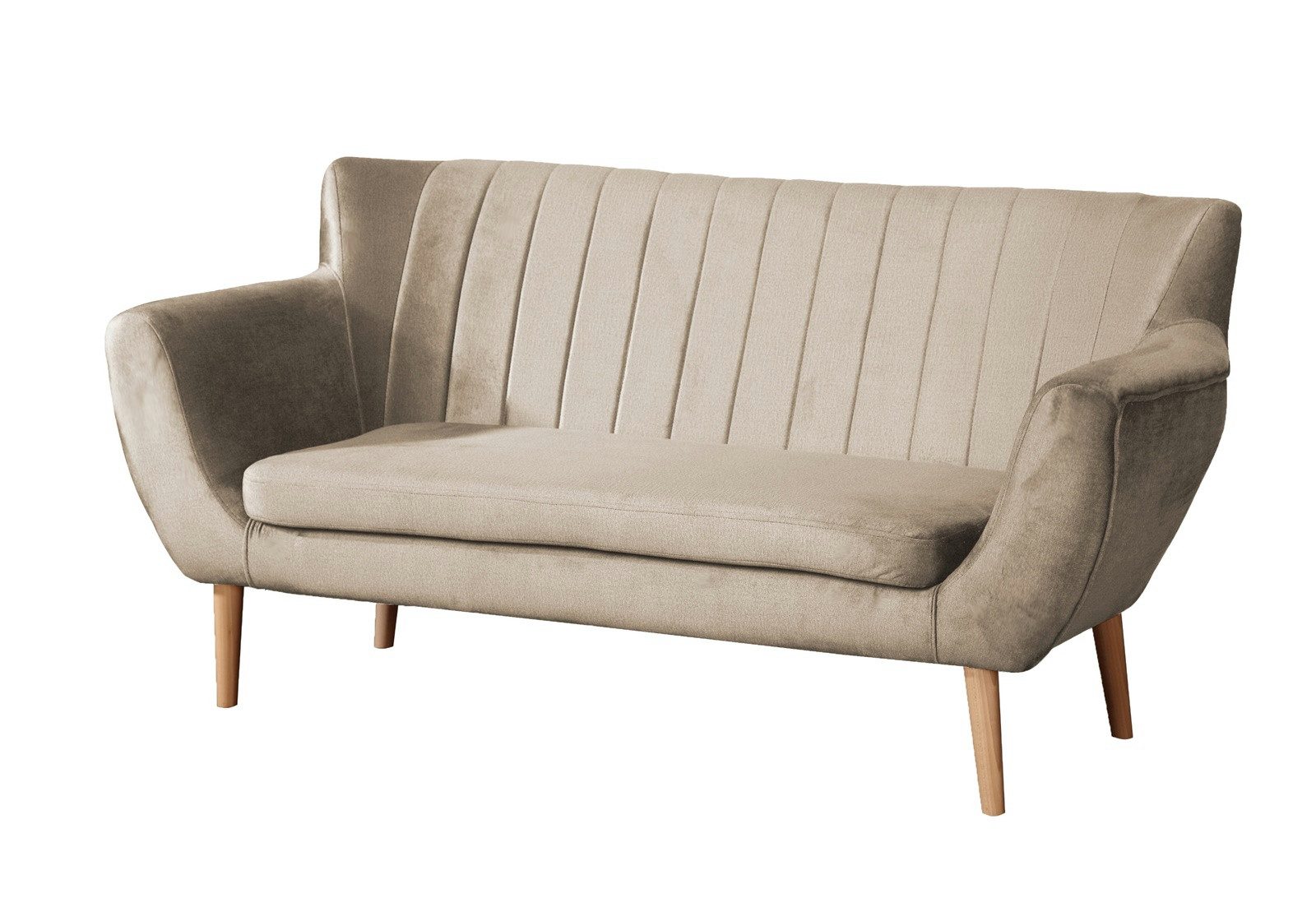 Compleo 2-Sitzer Sofa mit hohen Beinen, günstig online kaufen