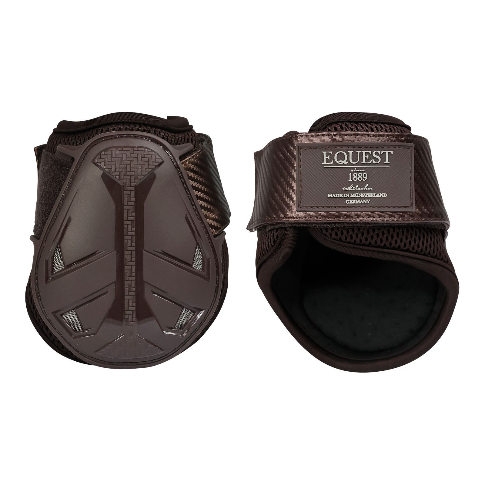 EQuest Streichkappen Xpert Streichkappen, 2er Set, Mocha, L, Schutz für das Pferdebein