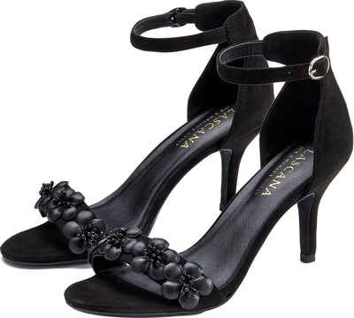 High Heel Sandaletten kaufen » Große Auswahl & top Service LOVE MOSCHINO High Heel Sandalette mit goldfarbenen Akzenten