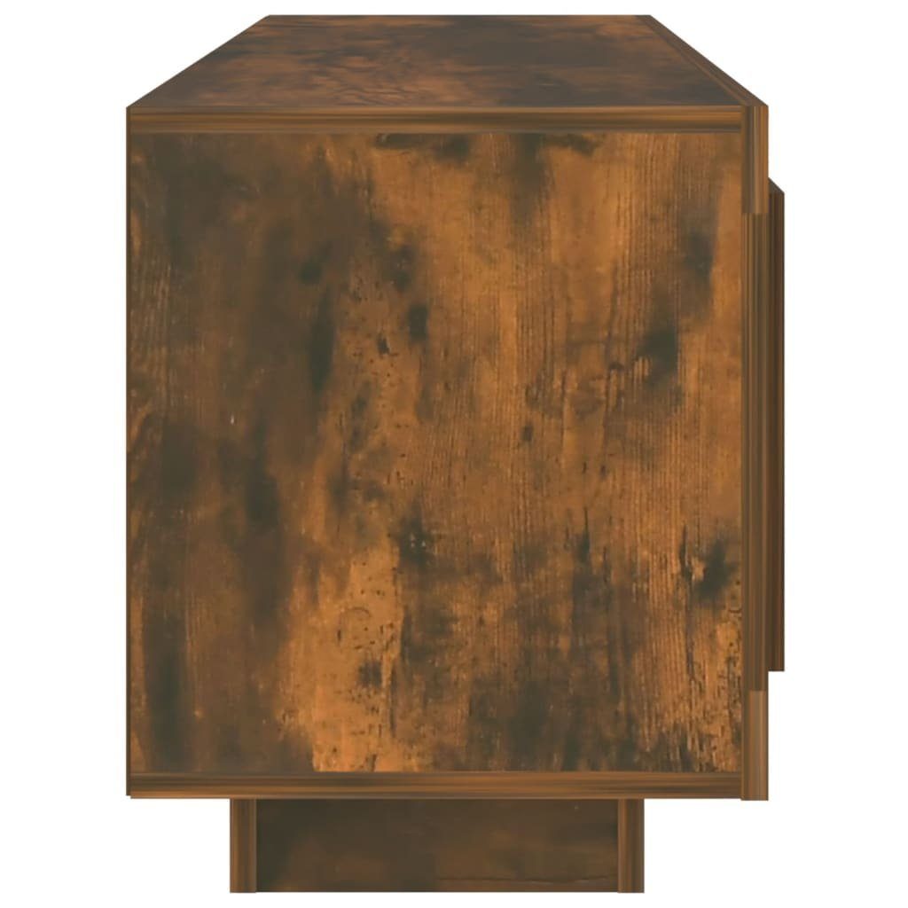 furnicato TV-Schrank Räuchereiche 102x35x45 cm Holzwerkstoff