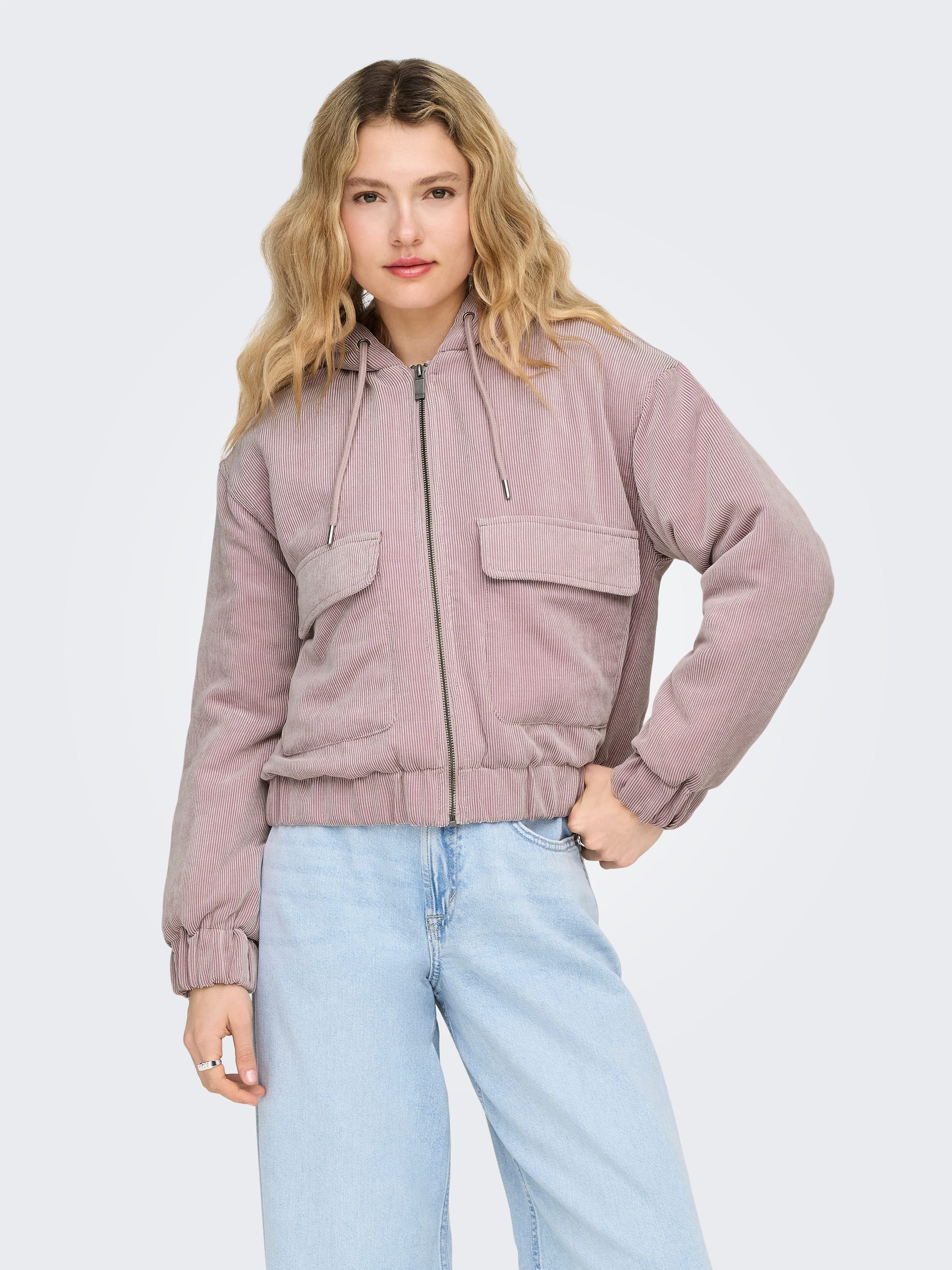 ONLY Cordjacke ONLSUVA CORDUROY PAD SHORT JACKET CC OTW Materialmix