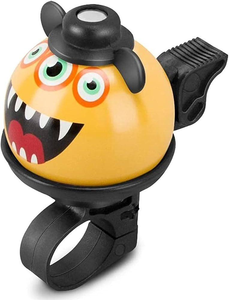 NG Sports Fahrradklingel NG Sports Kindsee Klingel, Monster Edition, Orange, Ø40mm