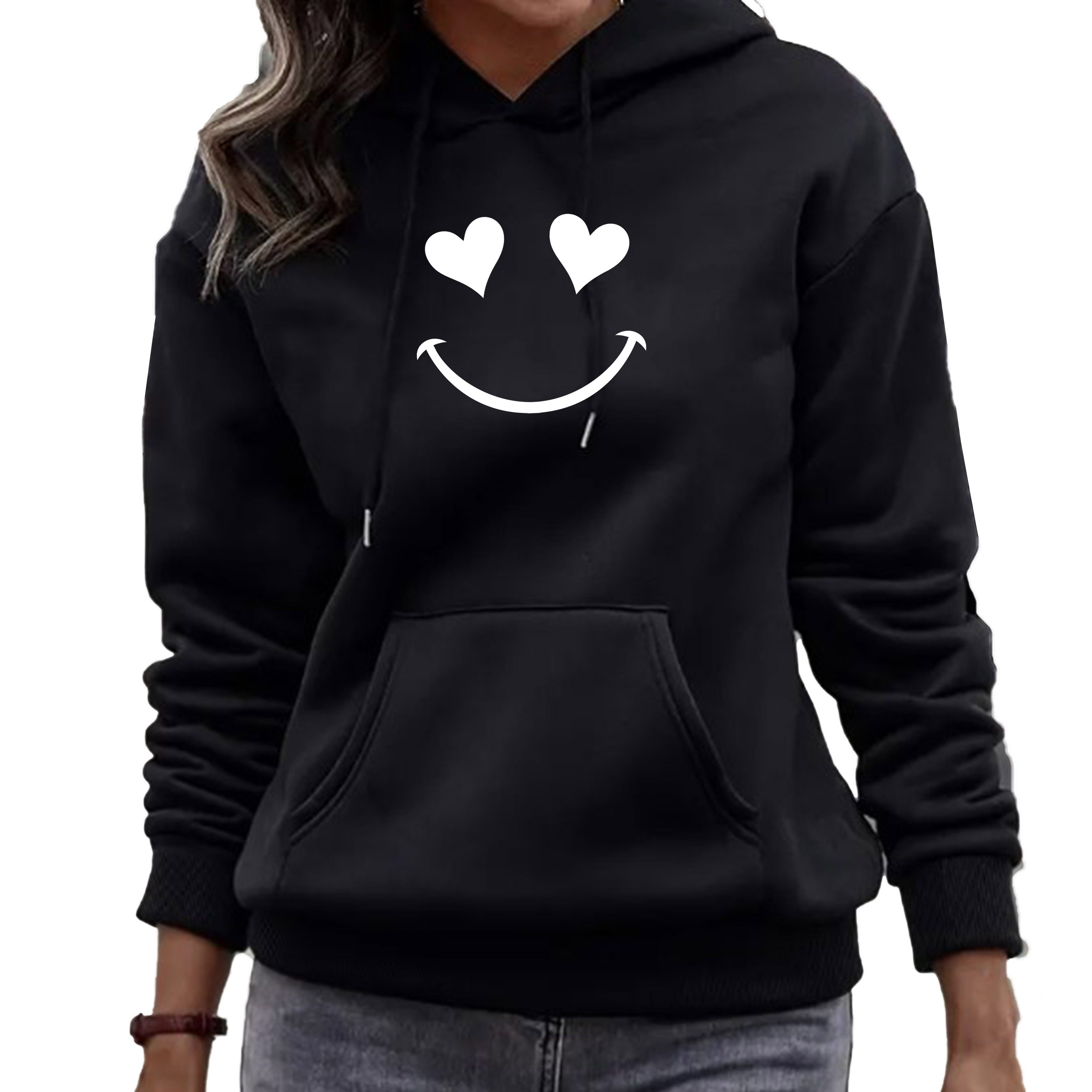 Banco Kapuzenpullover Damen Lächeln Smile Herz günstig online kaufen
