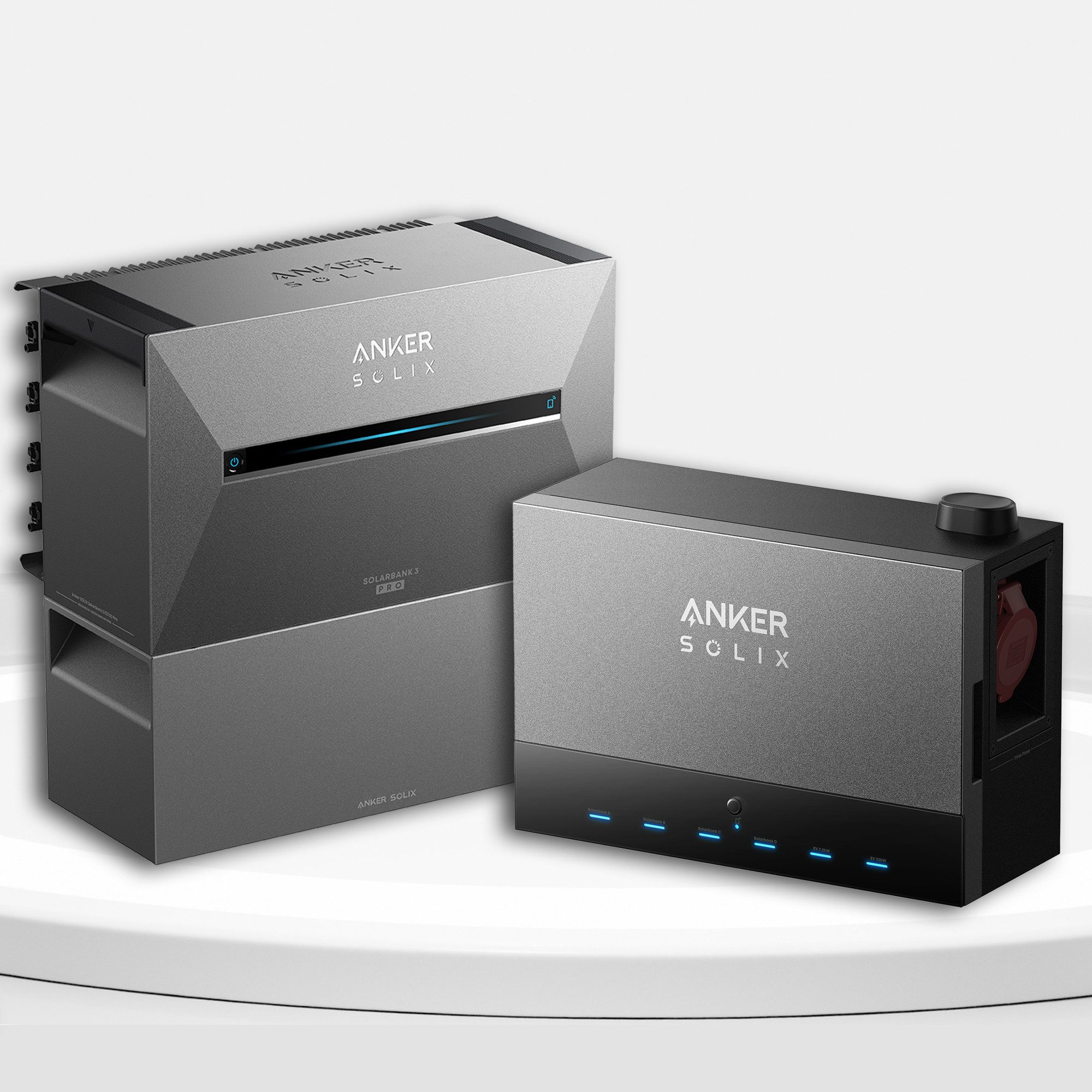 Anker Balkonkraftwerk Anker SOLIX Power Dock - Solarbank Multisystem, (mit Anker Solix Solarbank 3 E2700 Pro und BP2700)