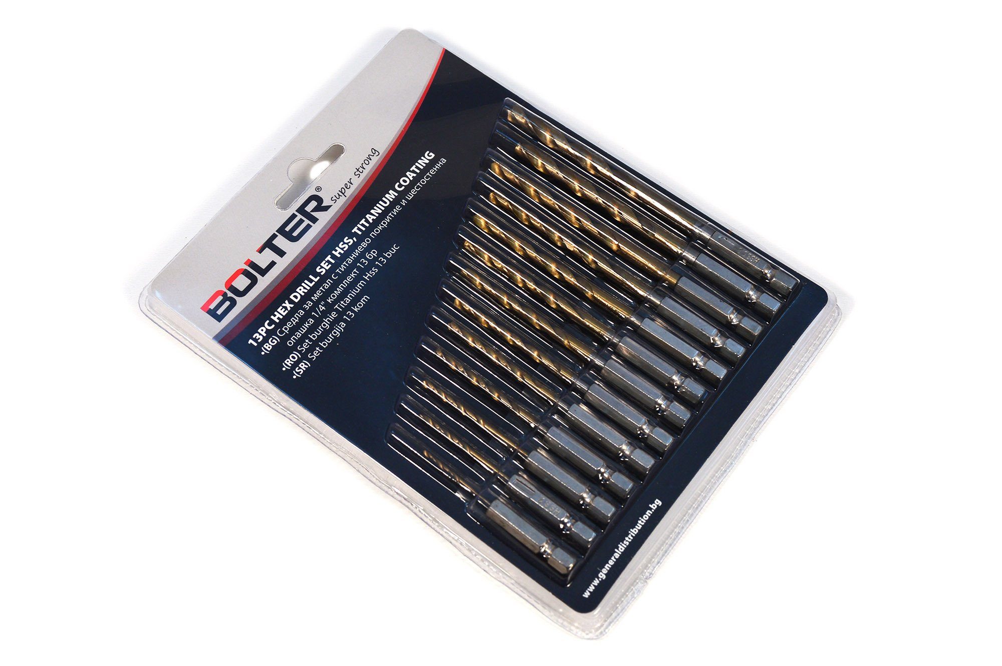 Bolter Spiralbohrer HSS Bohrerset mit Titanbeschichtung Spiralbohrer Metall günstig online kaufen