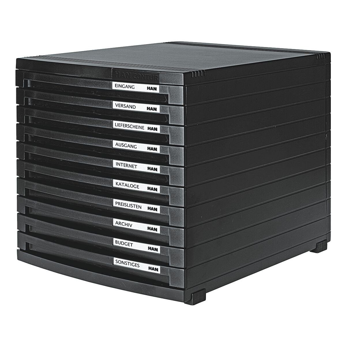 HAN Schubladenbox Contur, mit 10 Schubladen, geschlossen, stapelbar