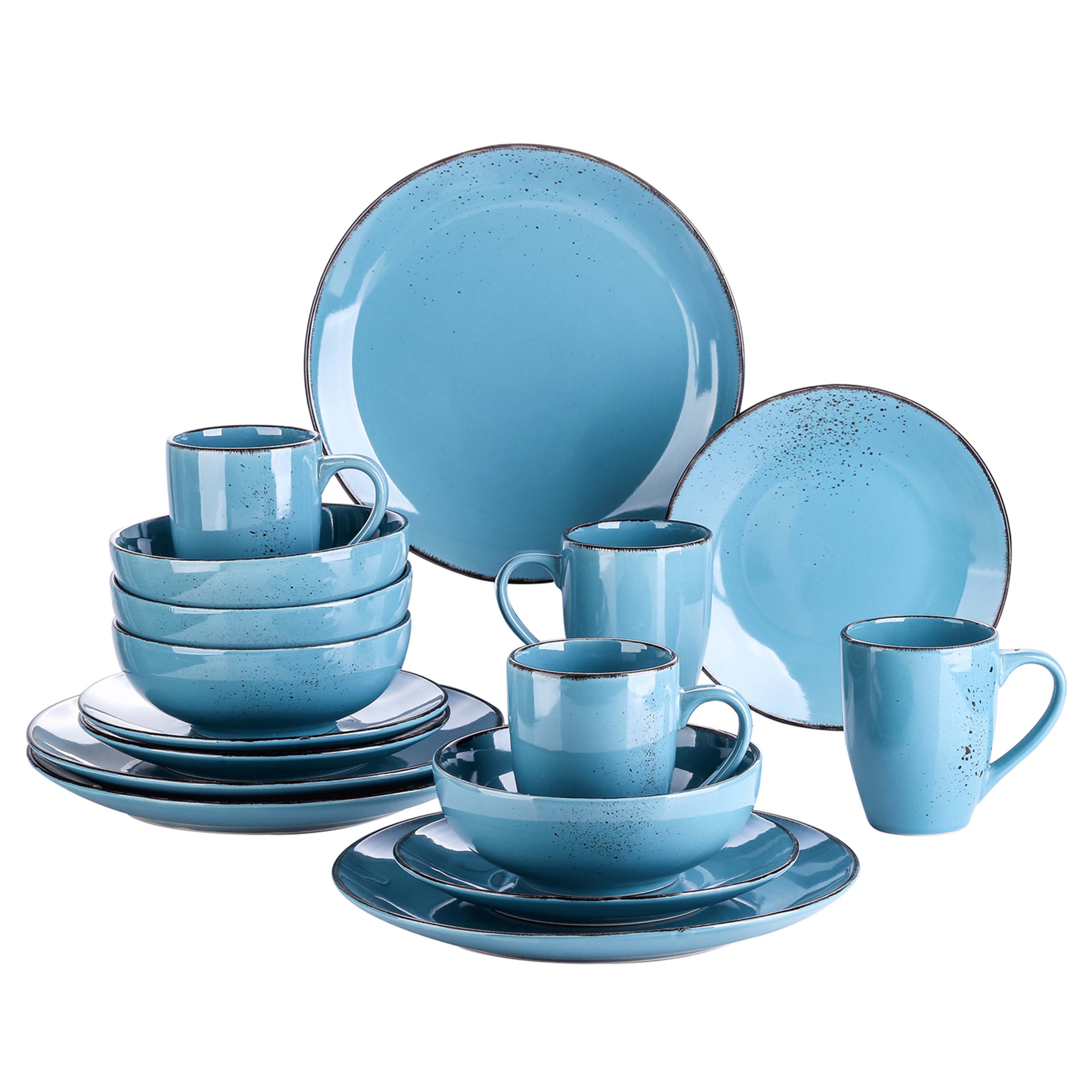 vancasso Geschirr-Set 16-tlg Geschirrset für 4 Personen, Steingut (16-tlg), 4 Personen, Steingut