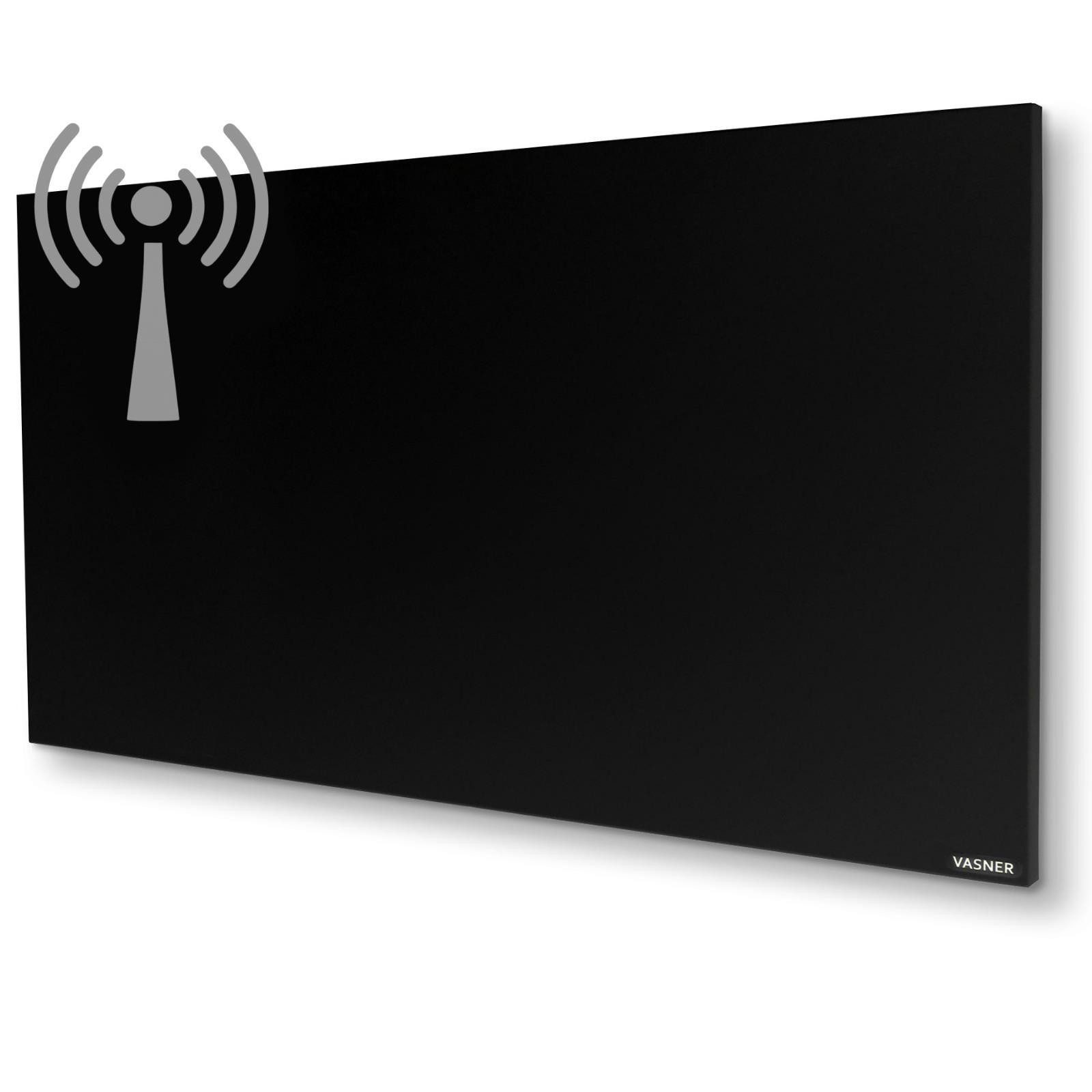 Vasner Infrarotheizung Citara T RX 1100 W, Metall Heizpaneel Tafelheizung schwarz