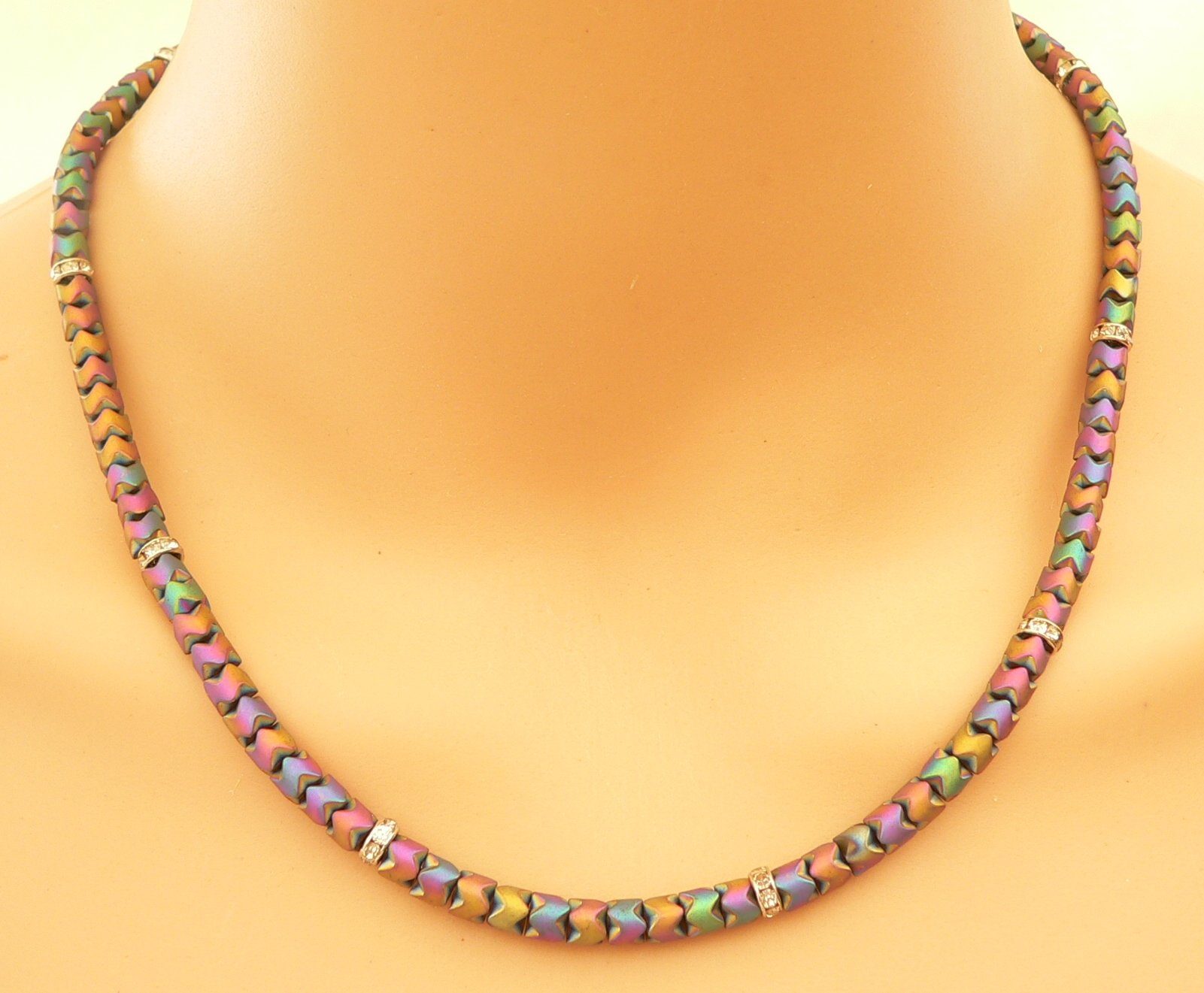 traumschmuck Collier 067g Halskette Hämatit Rondelle günstig online kaufen