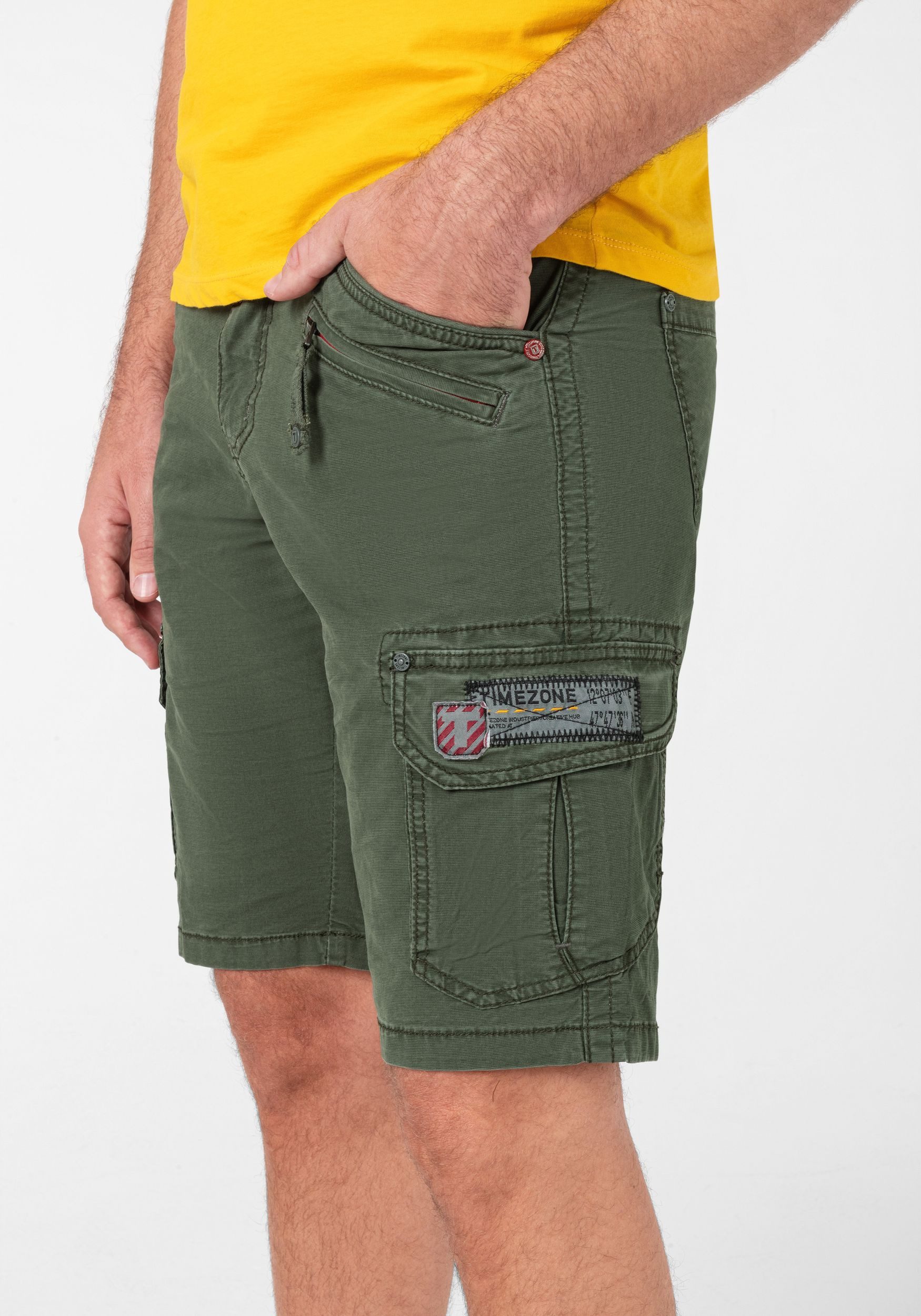 TIMEZONE Cargoshorts Kurzes Design Cargo Regular Mid Waist Pants Regular RykerTZ Short