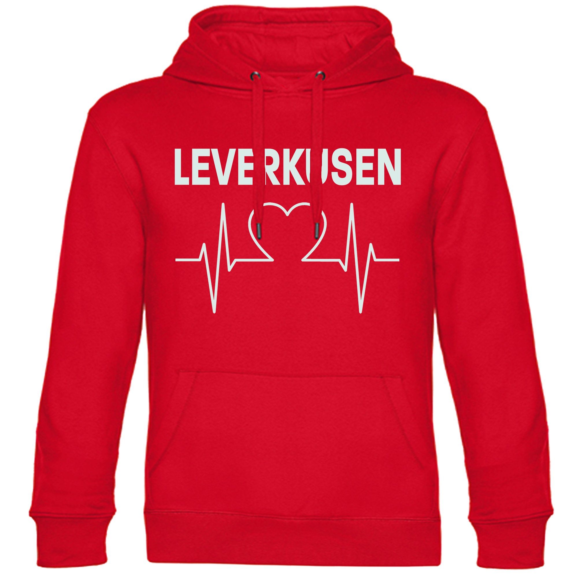 Kapuzensweatshirt Leverkusen - Herzschlag - Hoodie