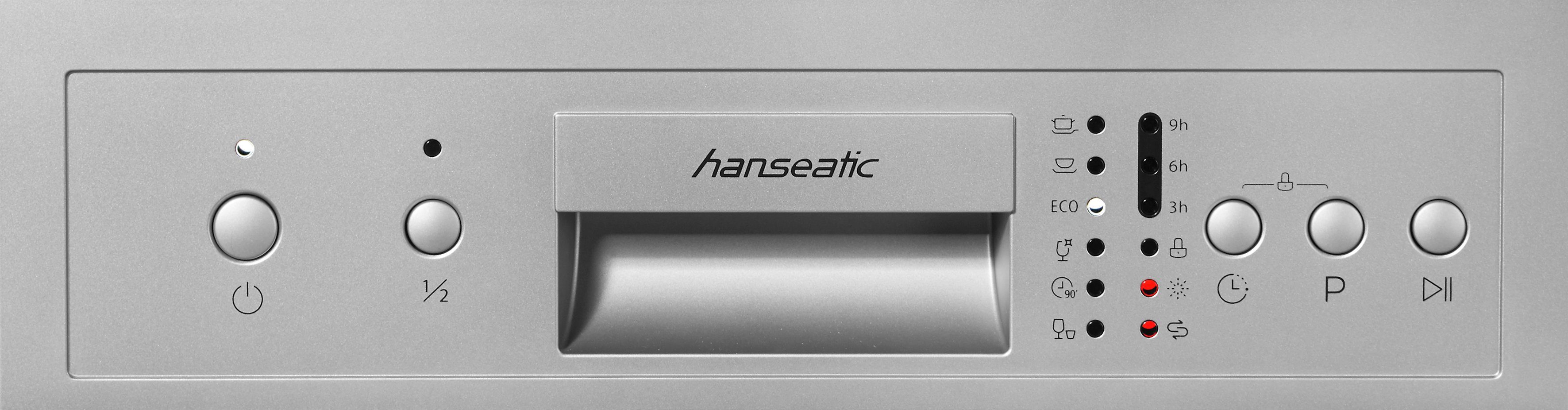 Hanseatic Standgeschirrspüler HG4585E97636S, 9 Maßgedecke, inkl. 3 Jahre Herstellergarantie