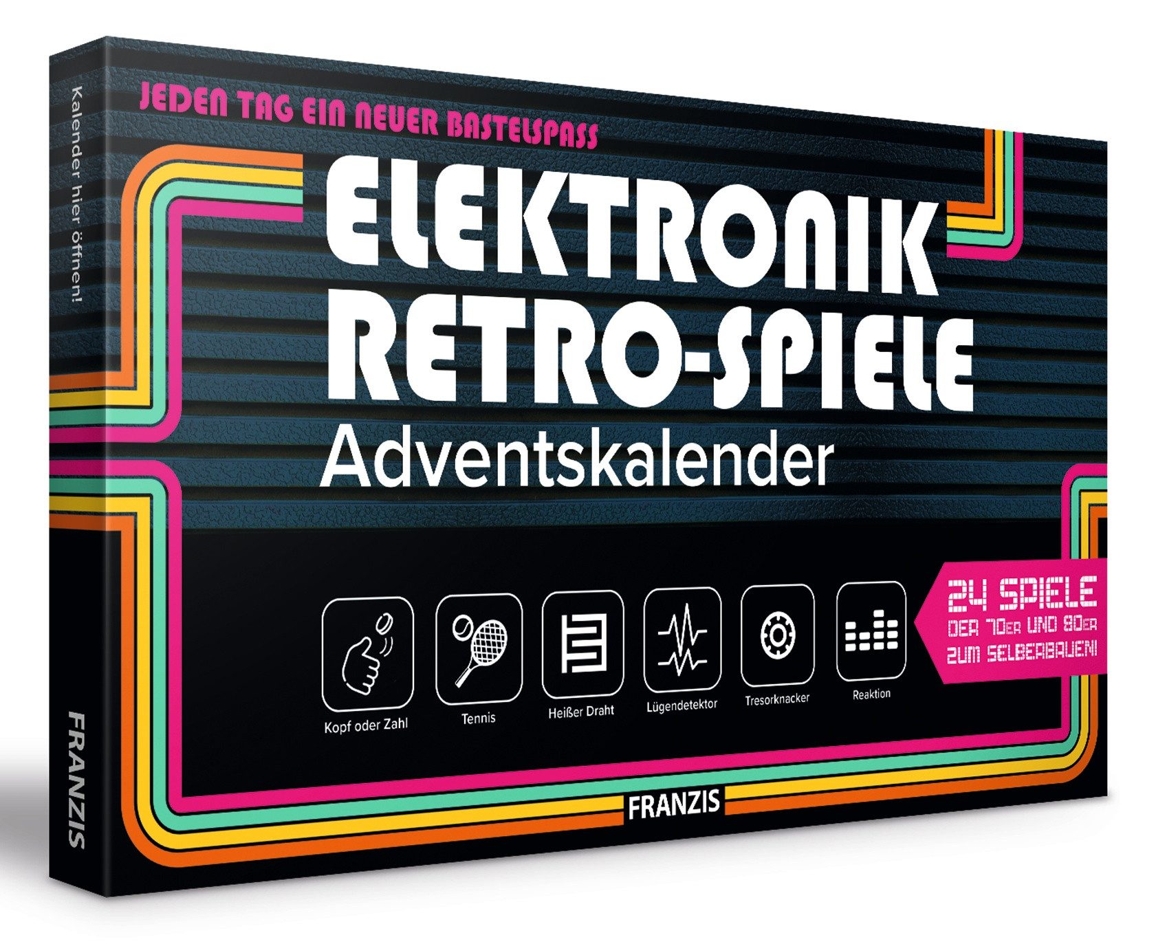 Franzis Adventskalender Elektronik Retro Spiele Adventskalender