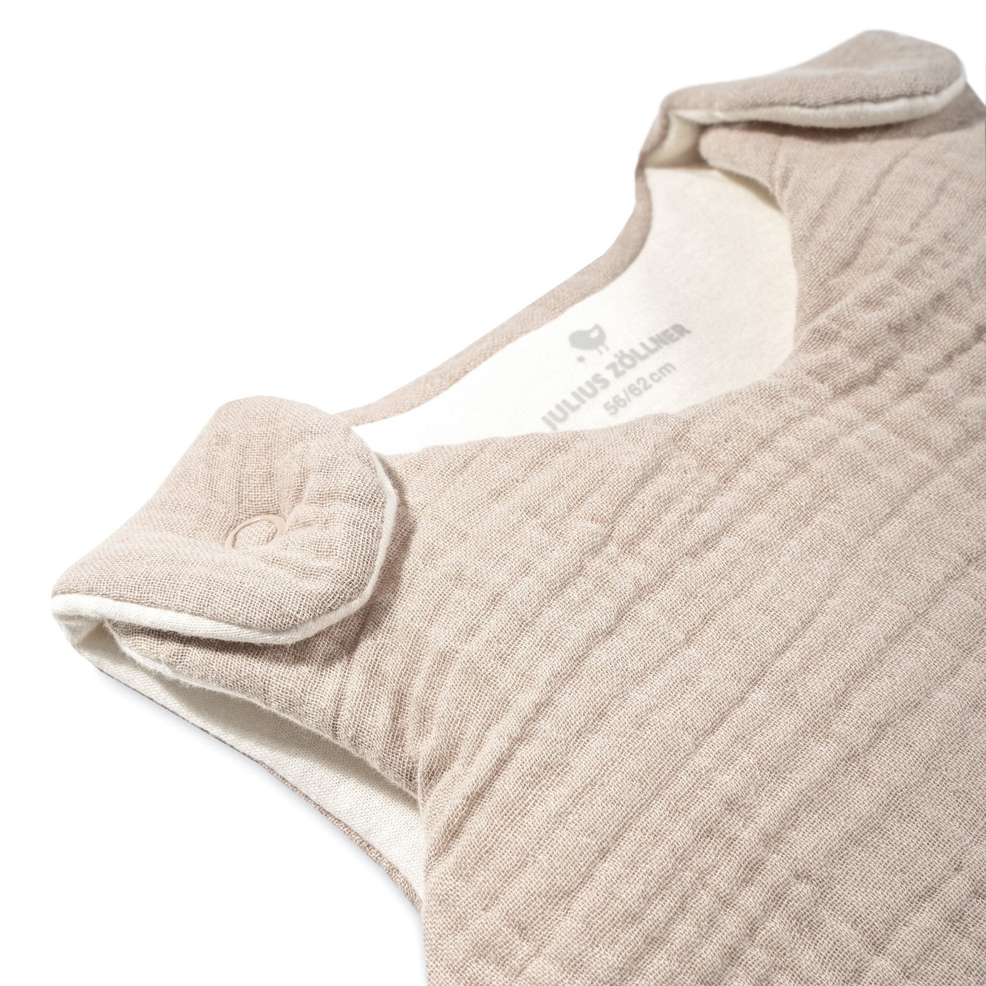 Julius Zöllner Babyschlafsack Musselin, umlaufender seitlicher Reißverschluss