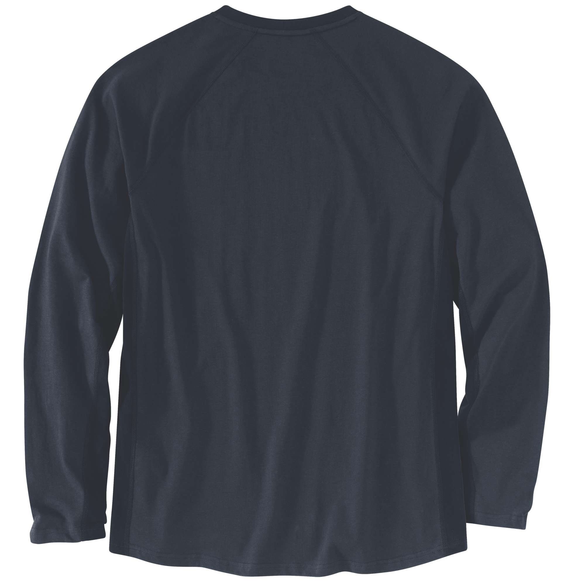 Longsleeve L/S Carhartt 104617 T-SHIRT FORCE FLEX Carhartt (1-tlg) POCKET navy