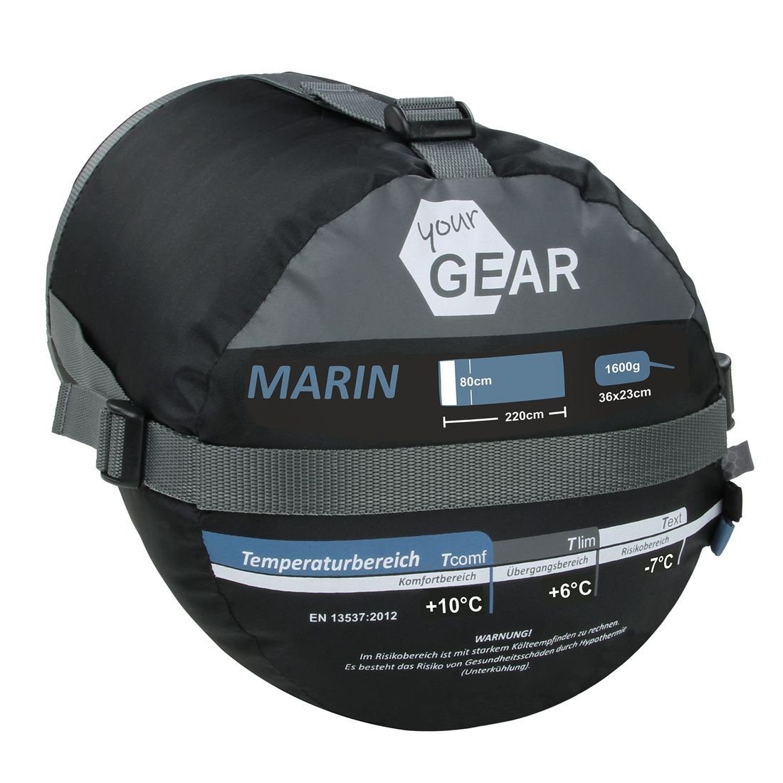 yourGEAR Deckenschlafsack your cm -7°C 220x80 Marin GEAR Schlafsack Deckenschlafsack