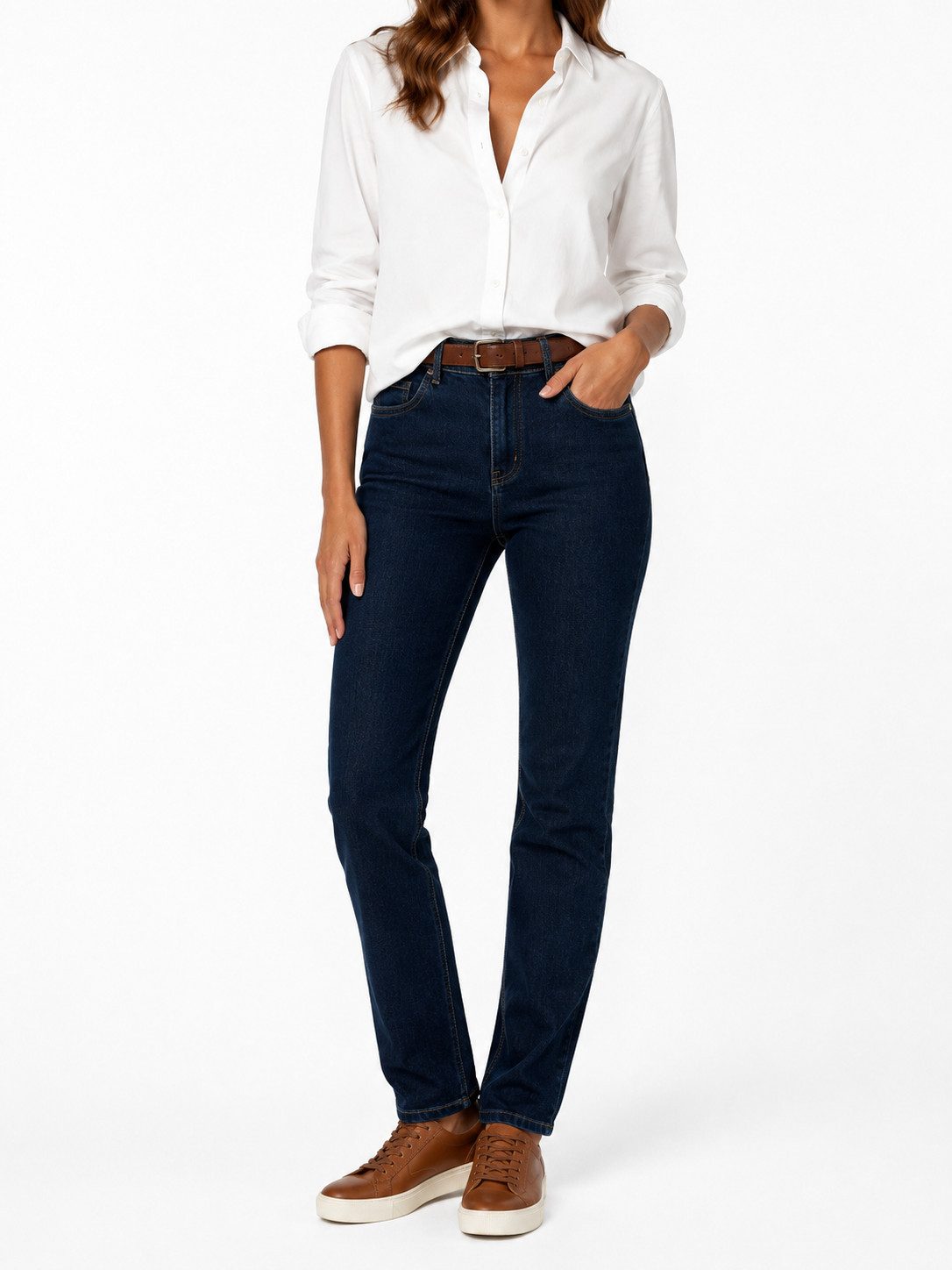 STARK DIE HOSE Stretch-Jeans GRETA-Damen Jeans mit Dehnbund,5-Pocket, normaler Oberschenkel Eine gelungene Weiterentwicklung des beliebten ZERRES-Vorgängers