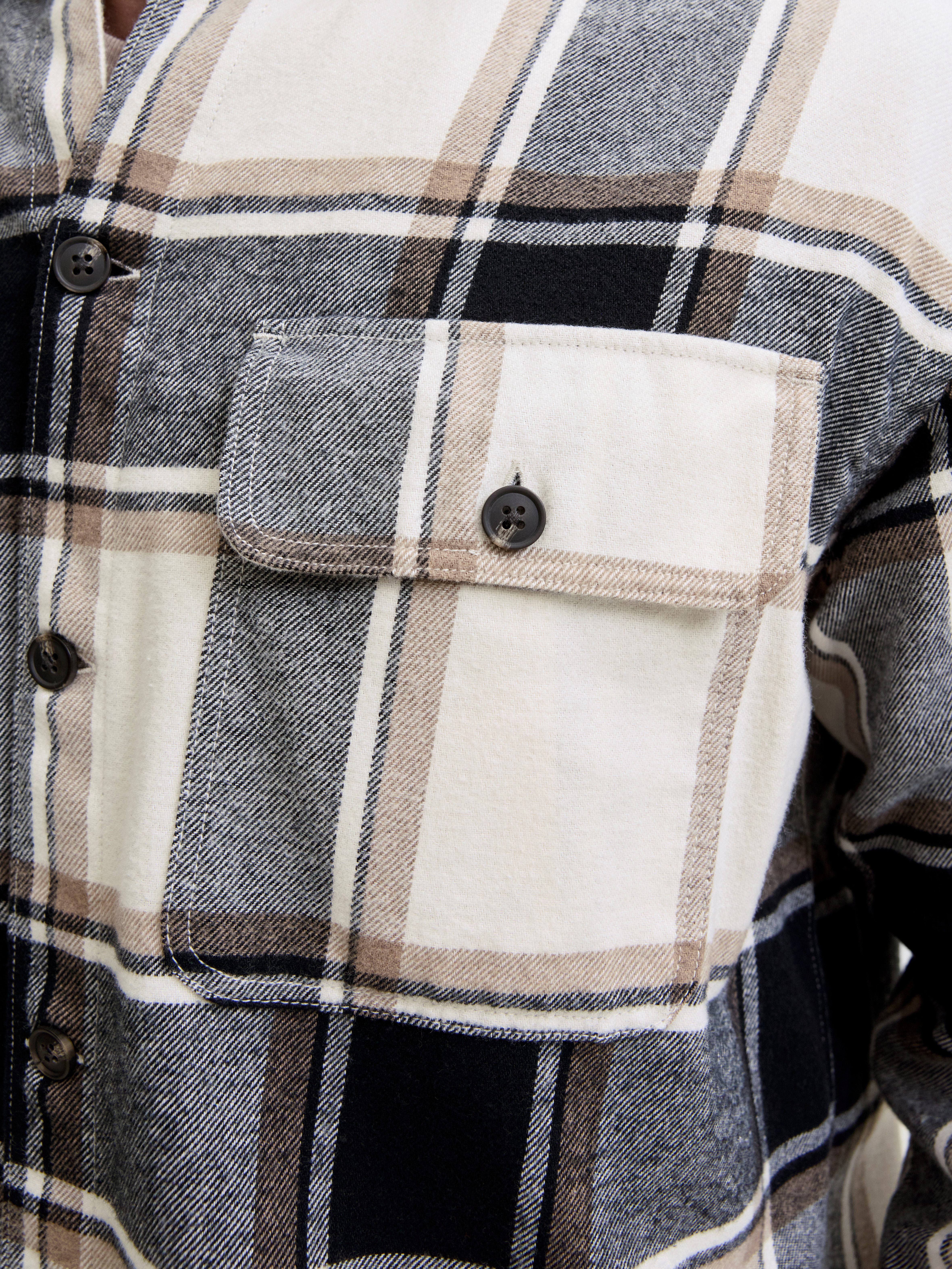 Jack & Jones Langarmhemd JJECHARGE OVERSHIRT LS NOOS