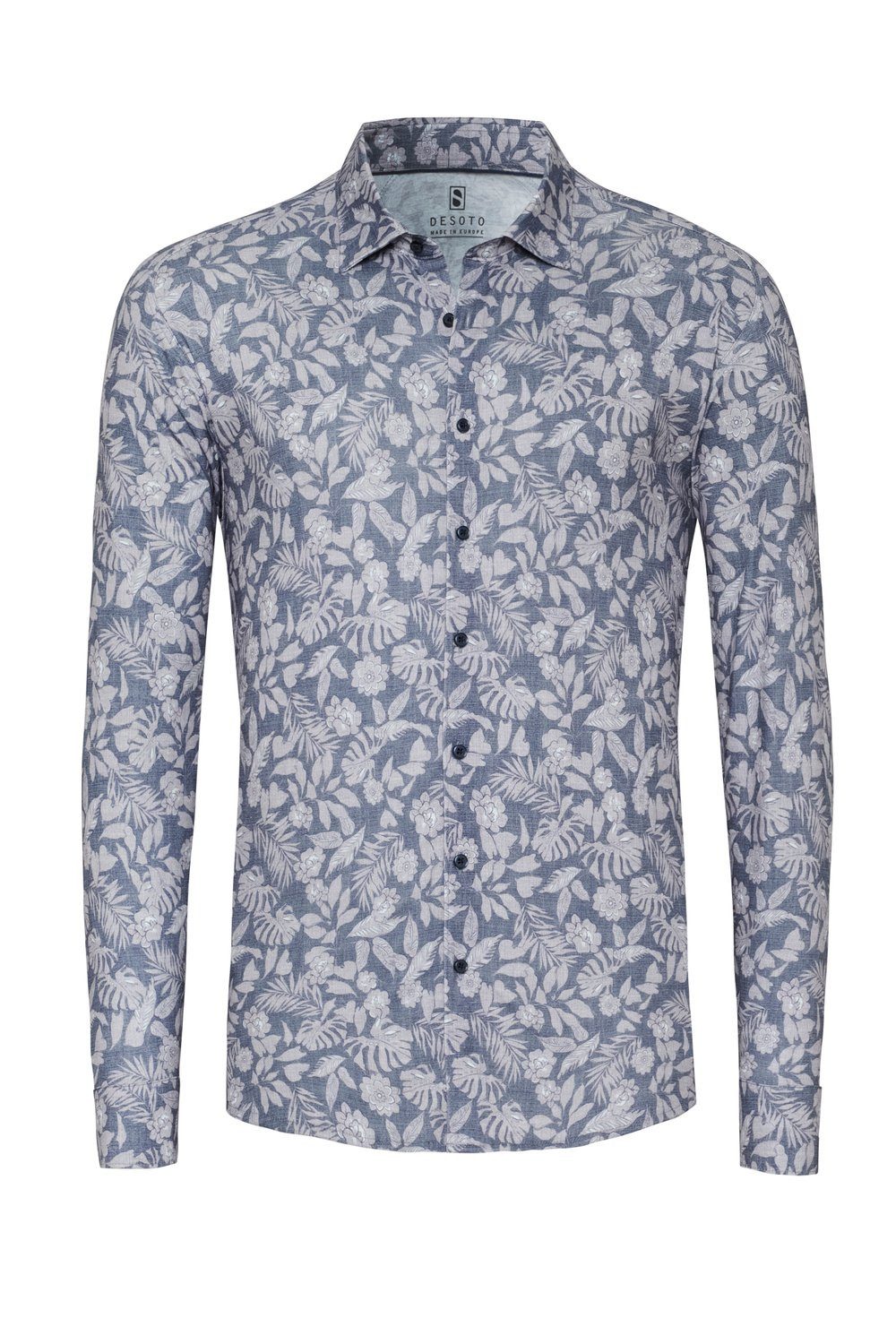 DESOTO Langarmhemd Casual Kent Flowers
