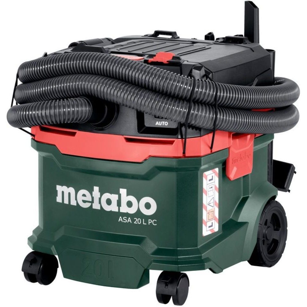 metabo Nass-Trocken-Sauger ASA 20 L PC - Nass-/Trockensauger - grün/schwarz, 1200 W, beutellos