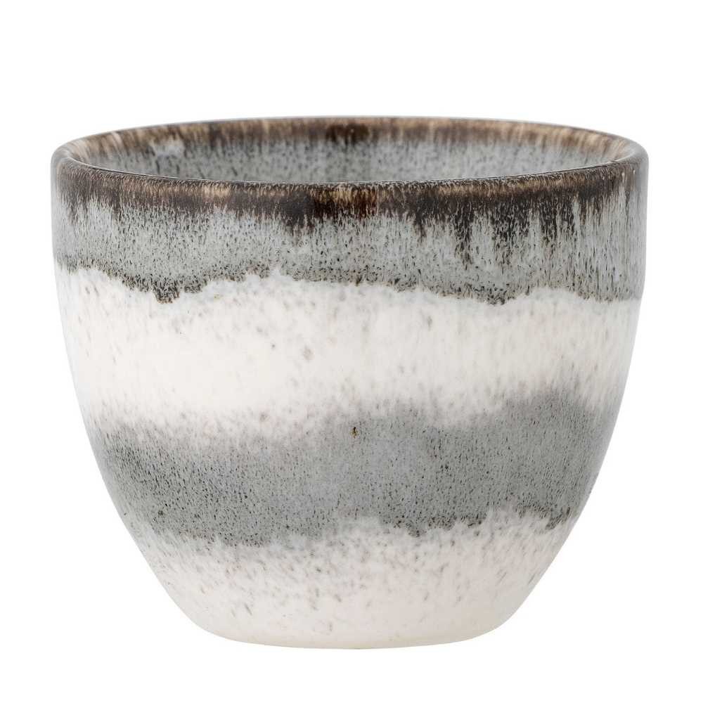 Bloomingville Becher Bloomingville Becher PAULA KLEIN Grau Weiß