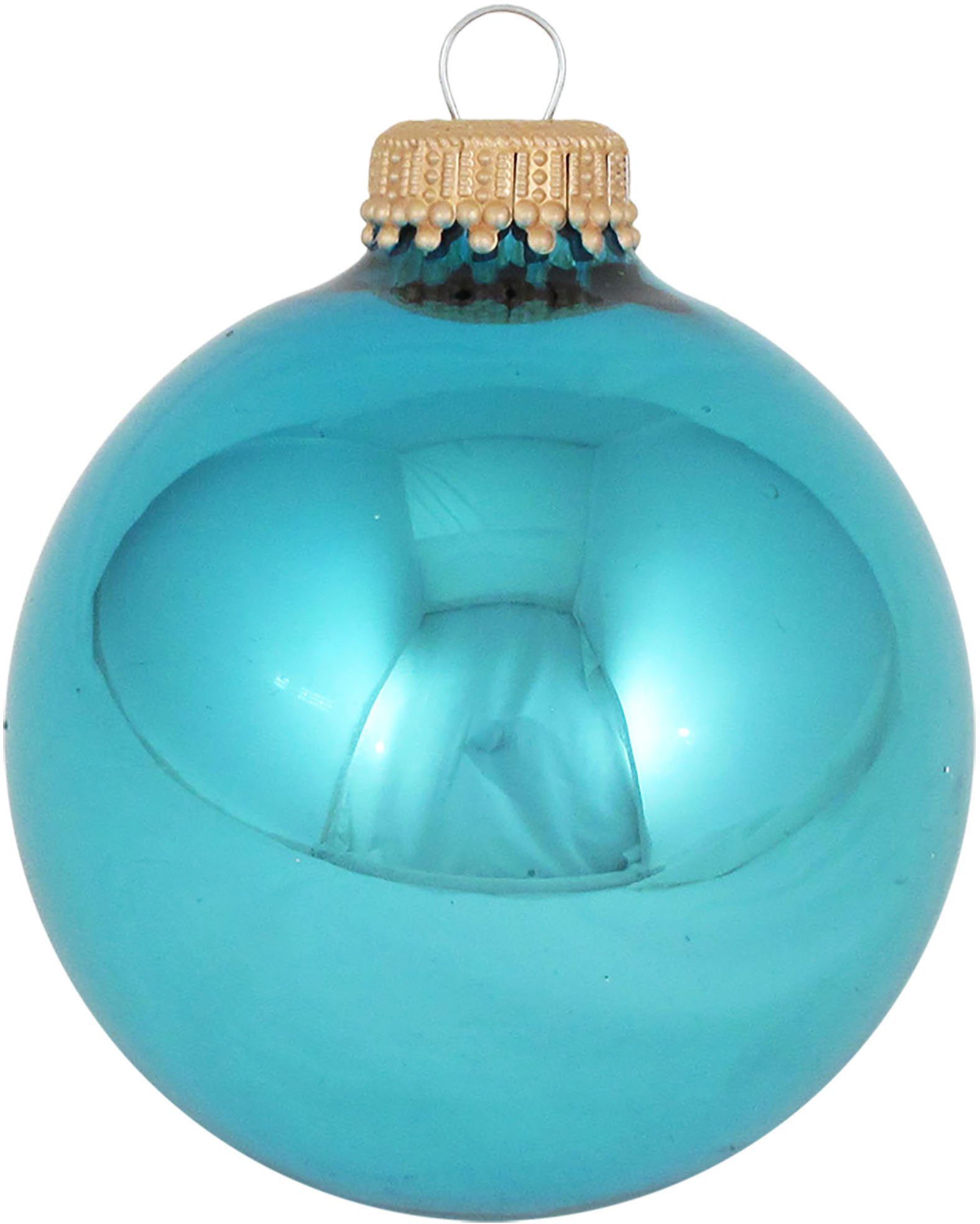 Krebs Glas Lauscha Weihnachtsbaumkugel CBK10102, Weihnachtsdeko, Christbaumschmuck, Christbaumkugeln Glas (8 St)