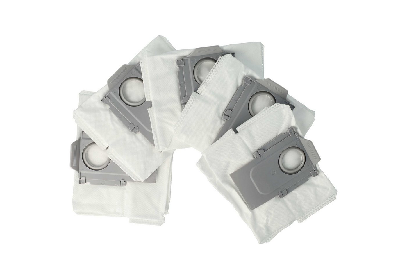vhbw Staubsaugerbeutel passend für Roborock Q5, G10S, G10PRO, Q7, Q7+, Q5+, S7 MaxV, Q7max+, 5 St.