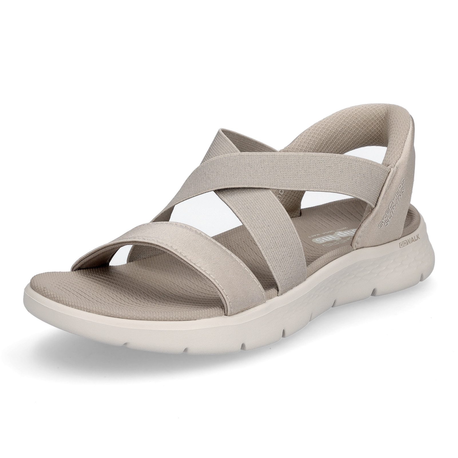 Skechers Skechers Damen Sandale Go Walk Flex Glimmer Up taupe Sandale
