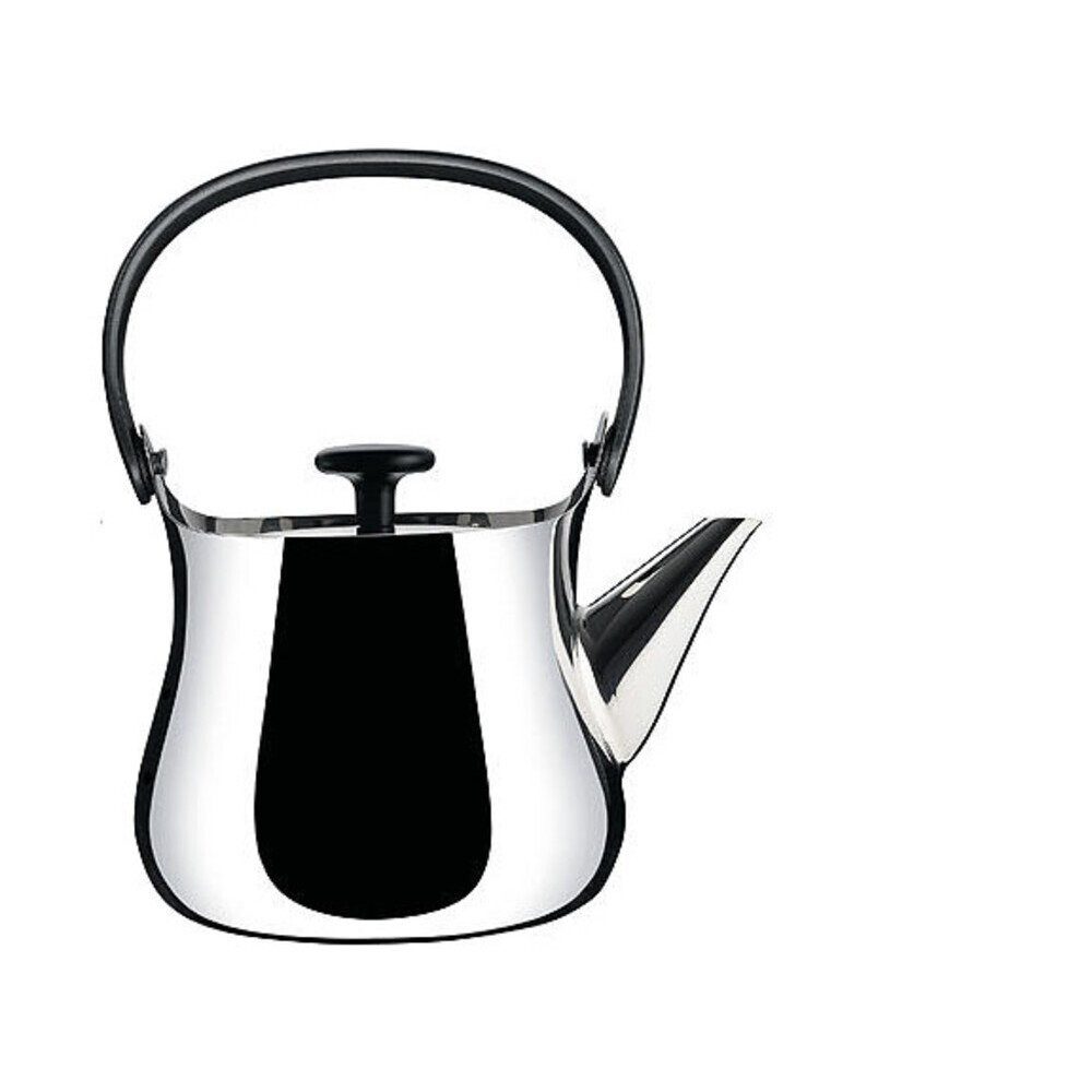 Alessi Wasserkessel Wasserkessel Cha 0,9 l edelstahl, Edelstahl 18-10 (1-tlg), Wasserkessel Cha, 0,9 l, Edelstahl 18-10
