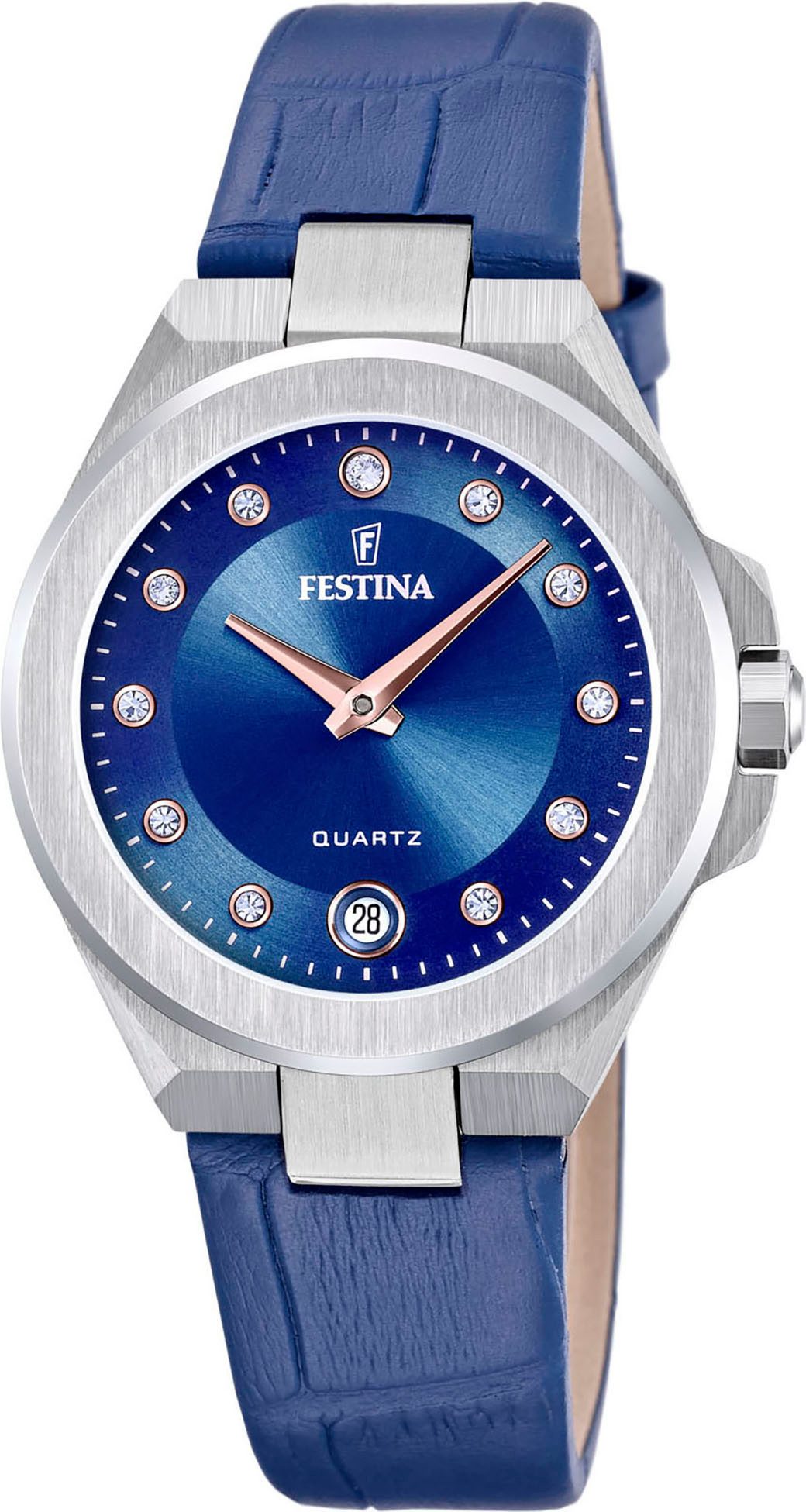 Festina Quarzuhr Mademoiselle F20701/4, Armbanduhr, Damenuhr, günstig online kaufen