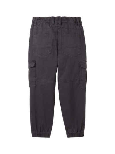 TOM TAILOR Cargohose mit Stretch-Anteil und Bündchen