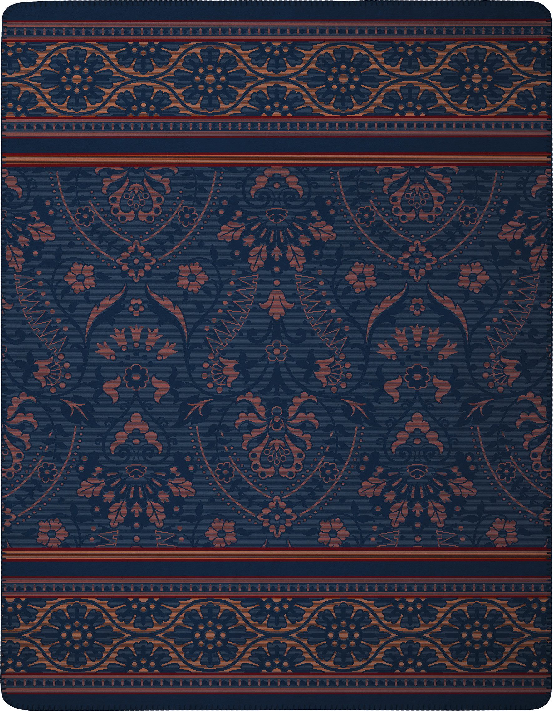 Wohndecke Persian Garden, orientalische Kuscheldecke in 150x200 cm, Biederlack, Made in Germany