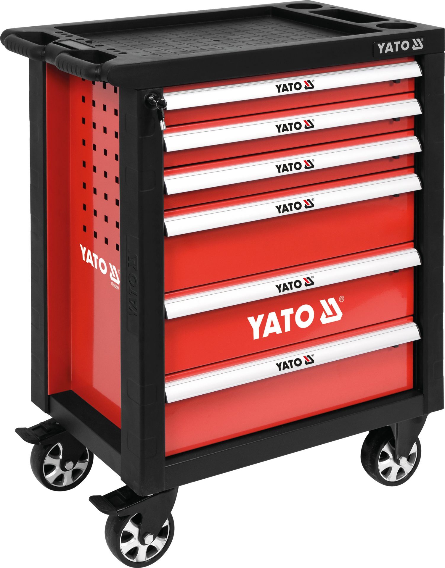 Yato Werkstattwagen Werkstattwagen 975x765x465mm mit 6 Schubladen, Stabil