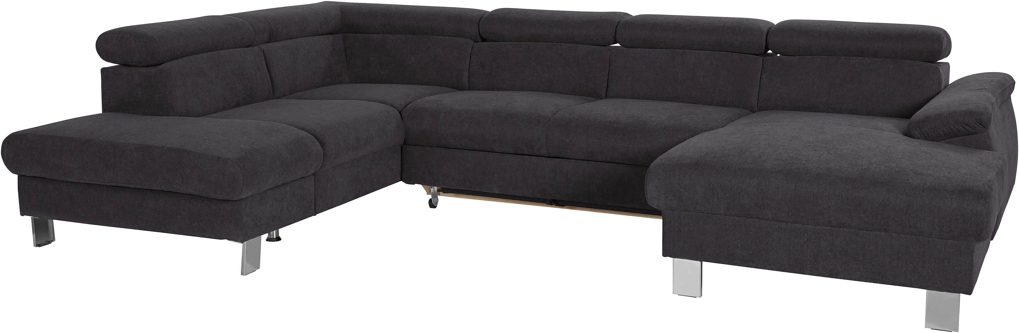 COTTA Wohnlandschaft "Komaris U-Form, B: 320 cm" mit Kopfteilverstellung, o günstig online kaufen