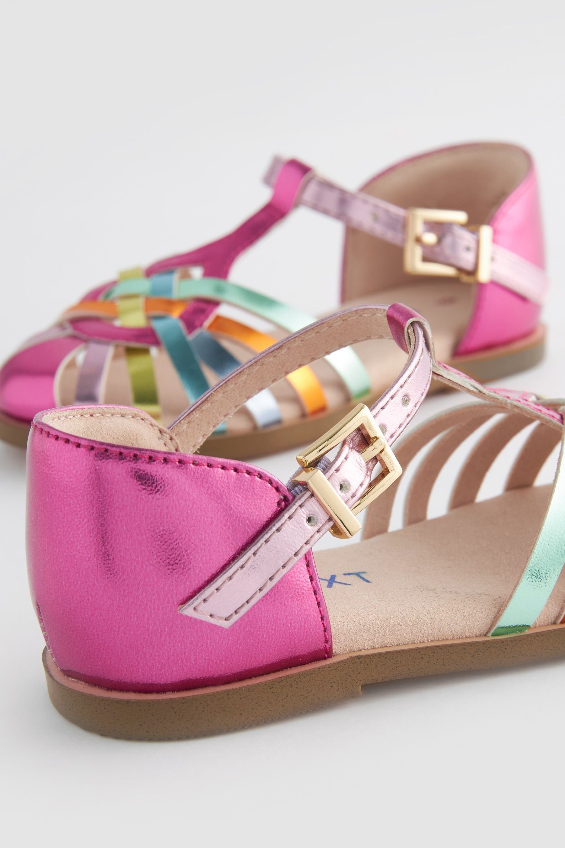 Sandale (1-tlg) Rainbow Metallic Next für Anlässe Fischersandalen besondere