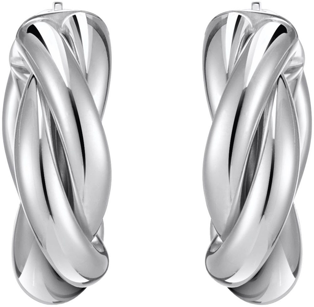 THOMAS SABO Paar Creolen Schmuck Silber 925 Ohrringe gedrehtes Design