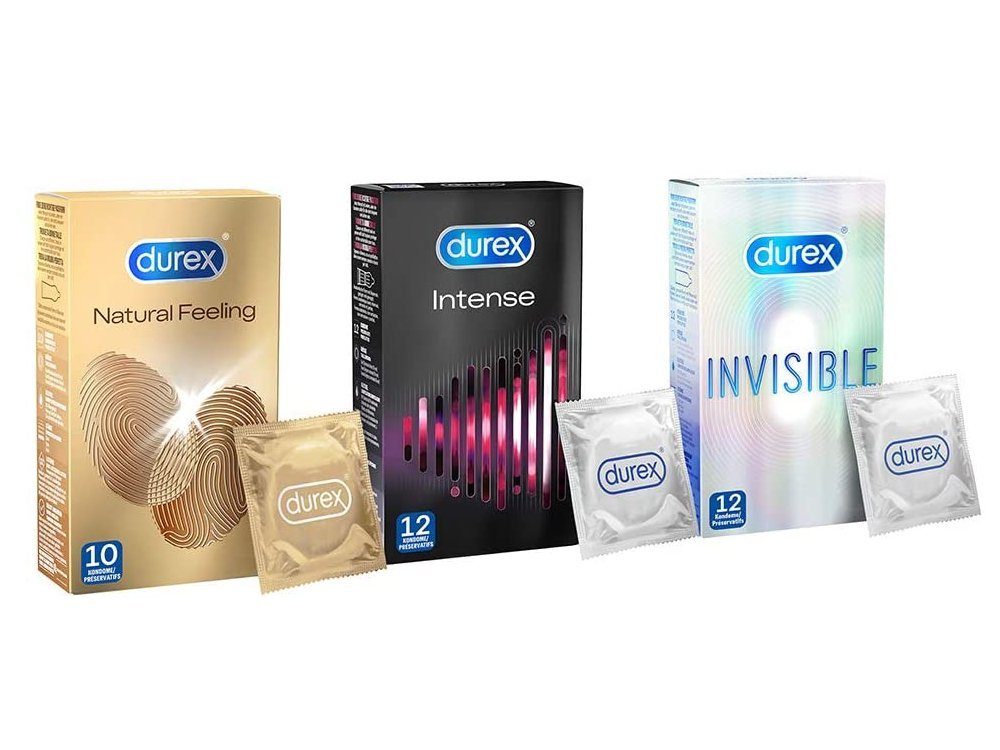 durex Kondome »Durex Kondome Ausprobierset - 34 Stück«