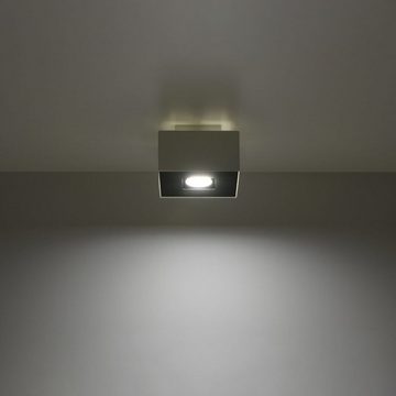 SOLLUX lighting Deckenleuchte MONO, ohne Leuchtmittel, leuchtet nieder