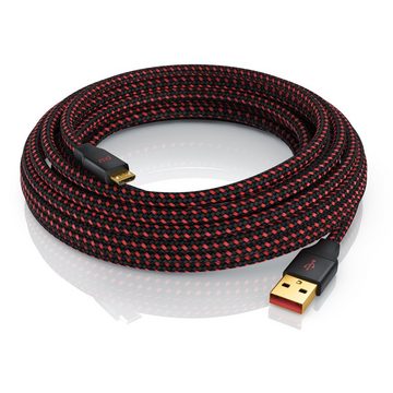 Primewire USB-Kabel, 2.0, Micro-USB, USB Typ A (200 cm), UltimateCharge MicroUSB 2.0 Schnellladekabel mit Datenübertragung - 2m