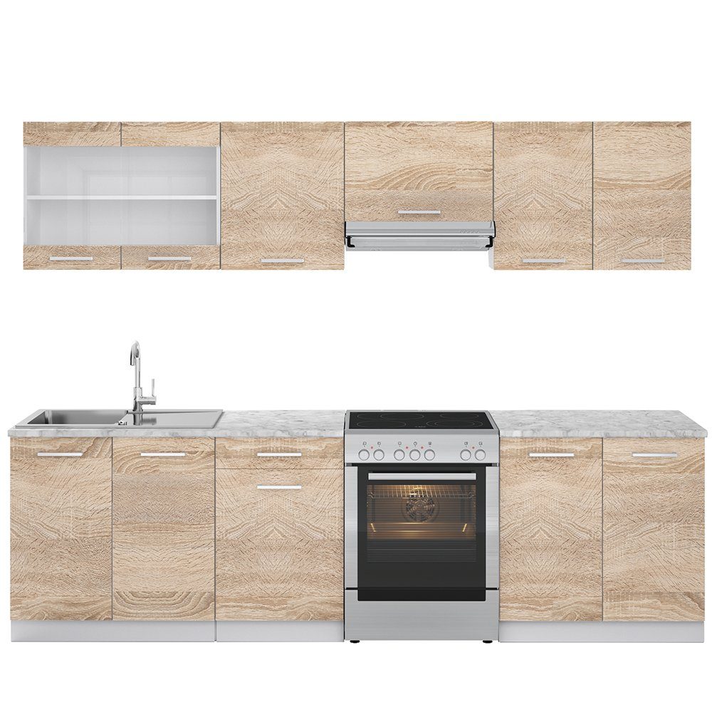 Vicco Spulenunterschrank Kuche Kuchenzeile Kuchenblock Einbaukuche 27 Cm Sonoma Eiche Online Kaufen Otto