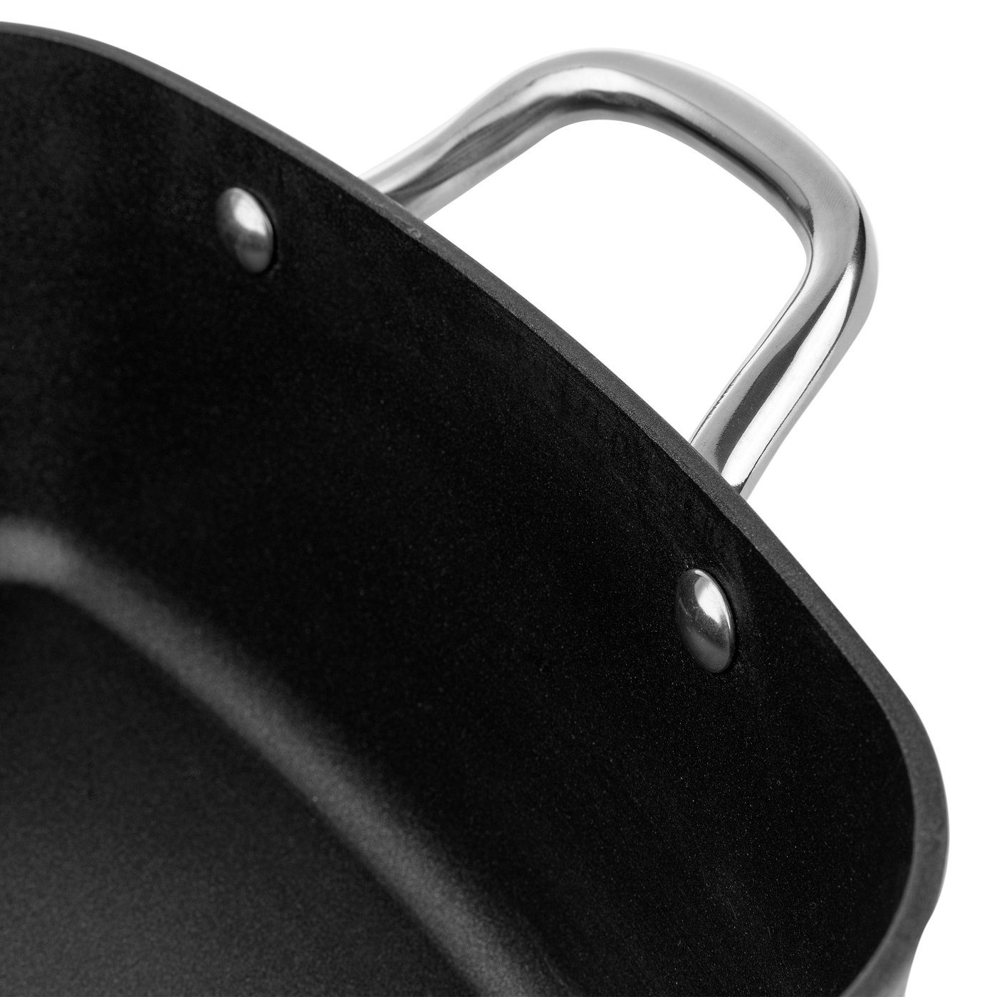 Florina Kochtopf Eleganter schwarzer quadratischer Aluminiumguss Verarbeitungsqualität) Kochtopf, hohe (Sehr Glasdeckel, Topf