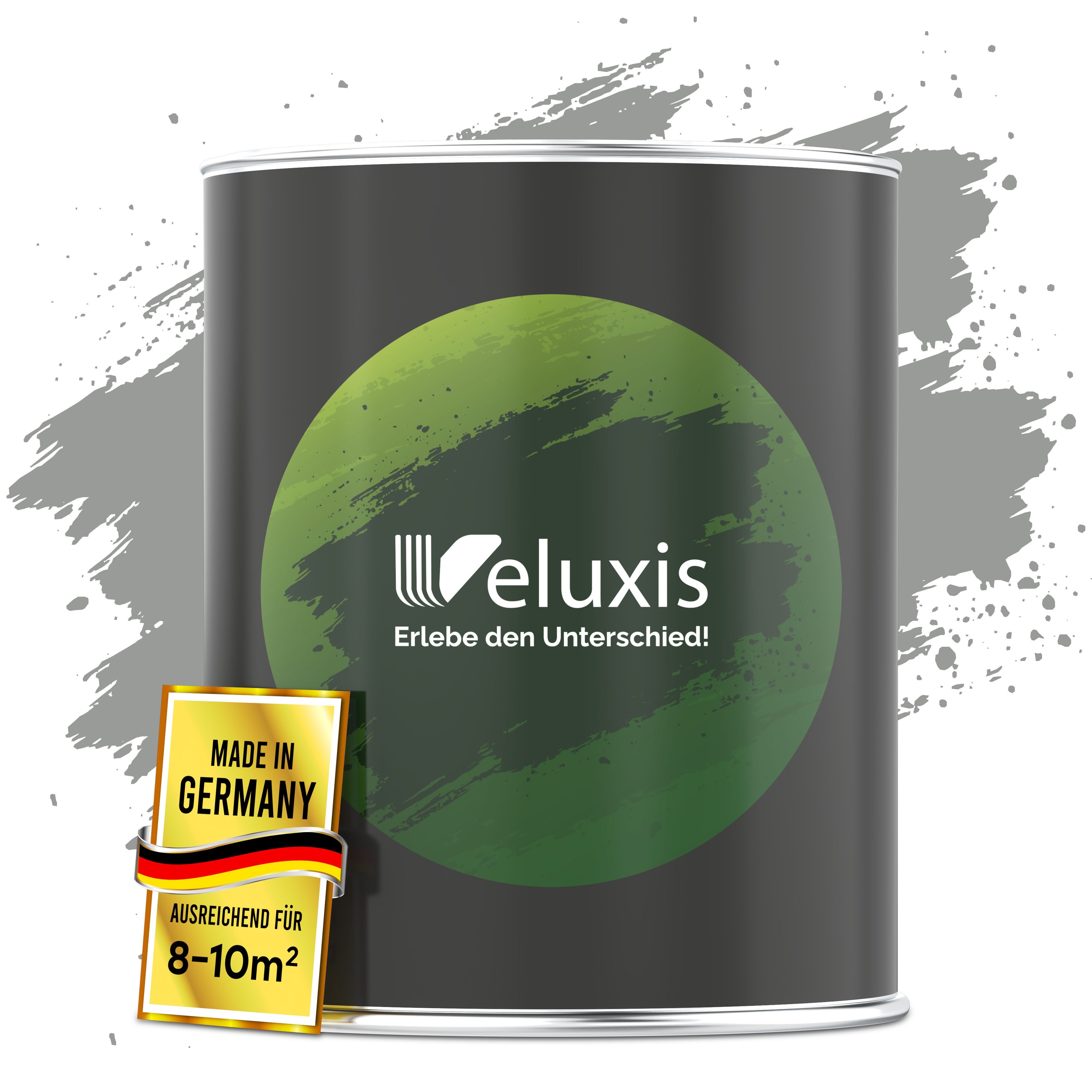Veluxis Wandfarbe Veluxis® Edle Wandfarbe, für den Innenraum - Deckkraft-Klasse 1, Streifenfrei & tropfarm