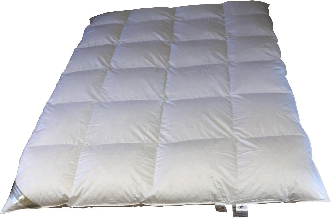 Betten Hofmann Daunenbettdecke Betten Hofmann Bayern Winter Daunendecke 4x6 135x200 cm 1080g, Füllung: 100% Gänsedaunen, Bezug: 100% Baumwolle, warmes Winterbett, hypoallergen, made in germany